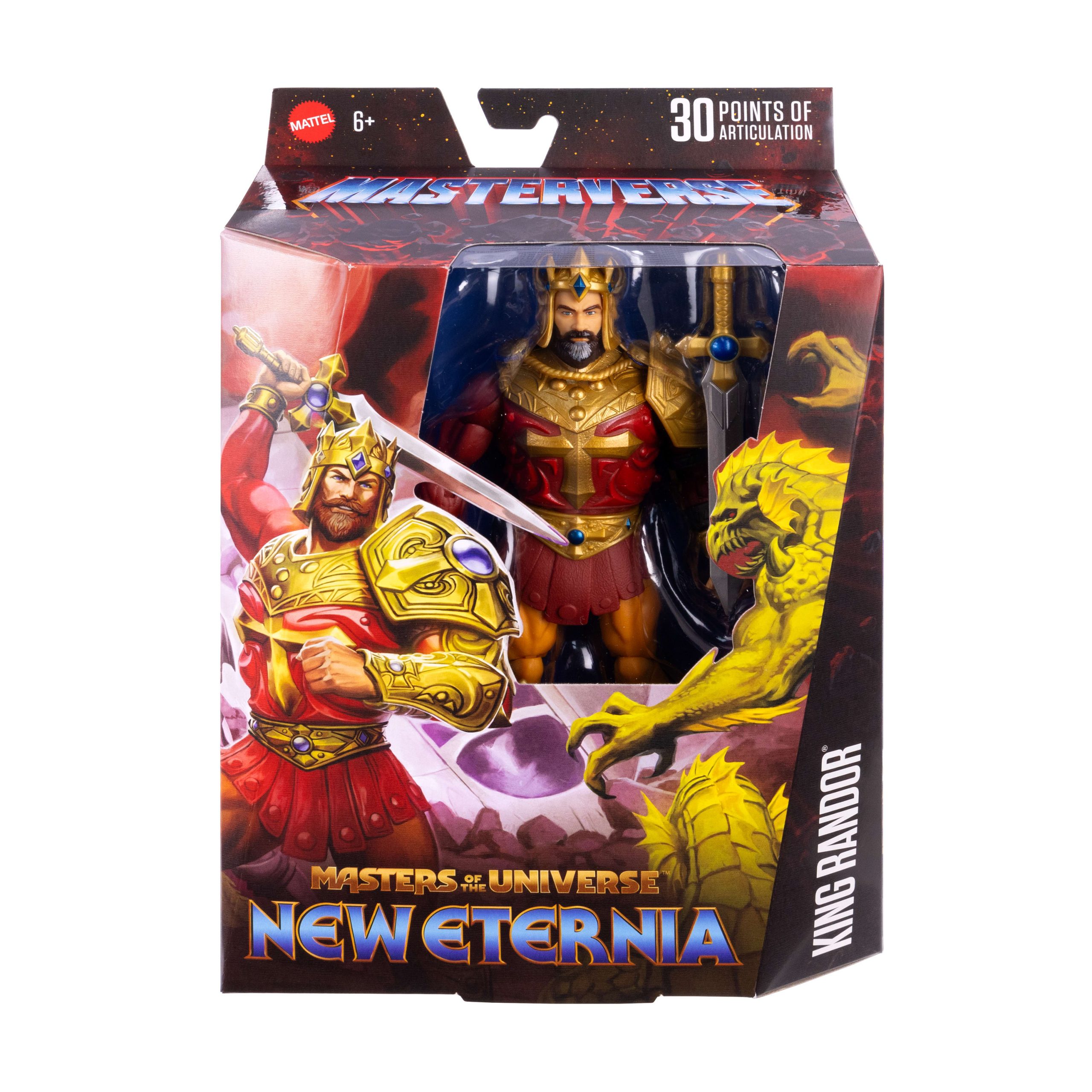 Masters Of The Universe Masterverse New Eternia King Randor MOTU Action Figure Toy. 30 Articulations - Image 2