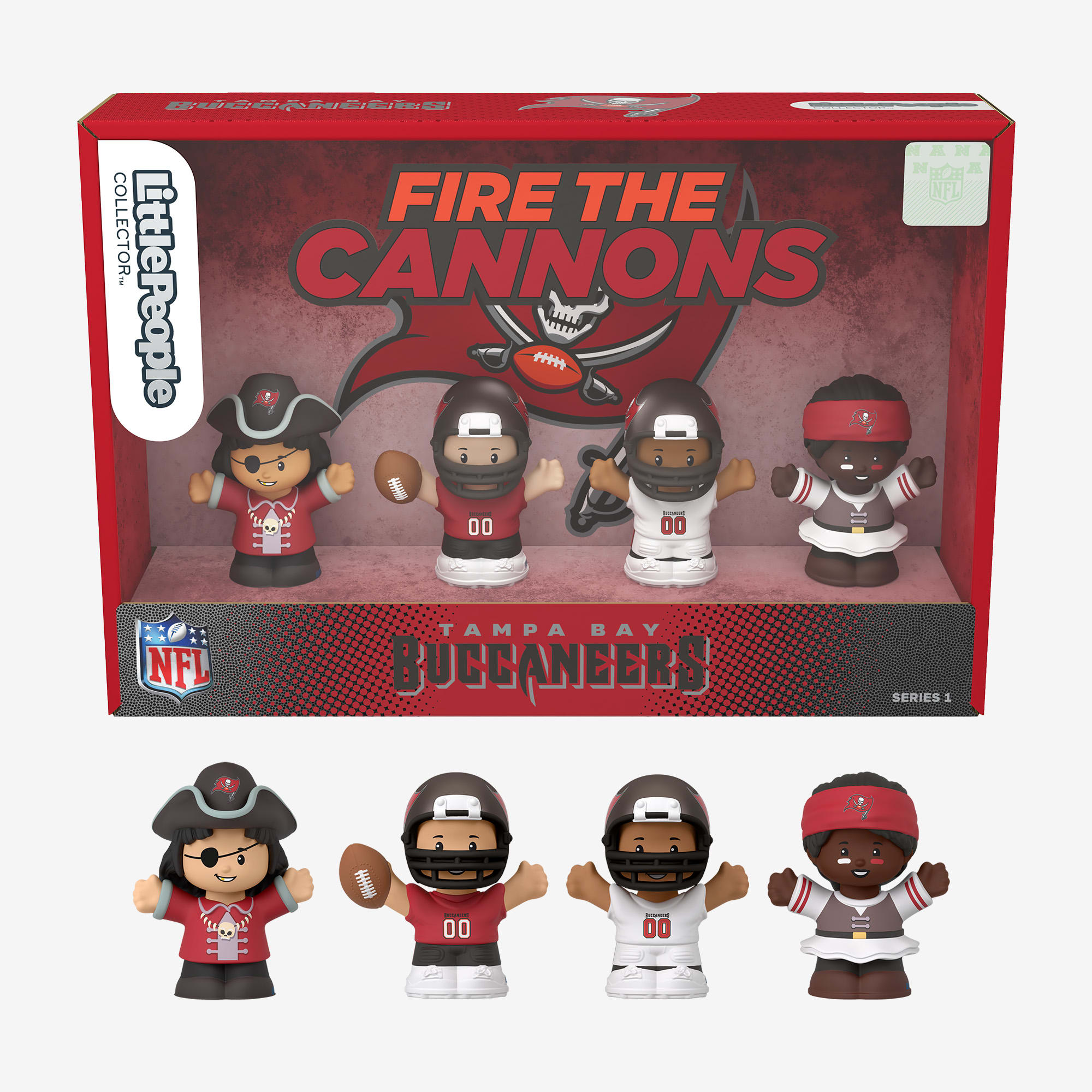 Little People Collector x NFL Tampa Bay Buccaneers Set - Image 3