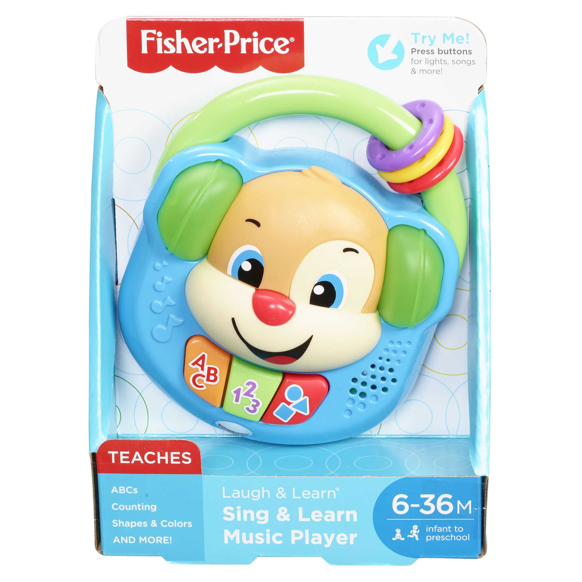 Fisher-Price Laugh & Learn Sing & Learn Music Player Baby & Toddler Toy Pretend Radio - Image 3