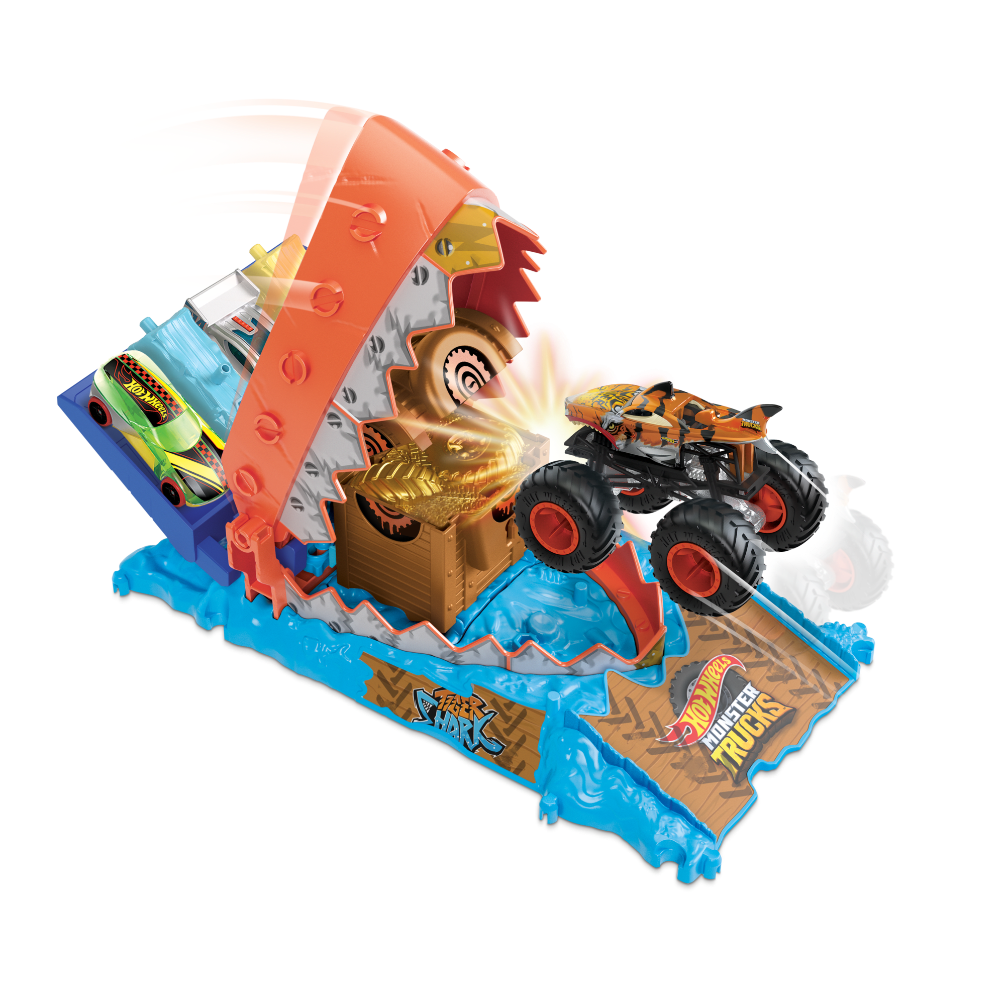 Hot Wheels-Monster Trucks Arena Smashers Défi du Croque-Trésor-Coffret - Image 3