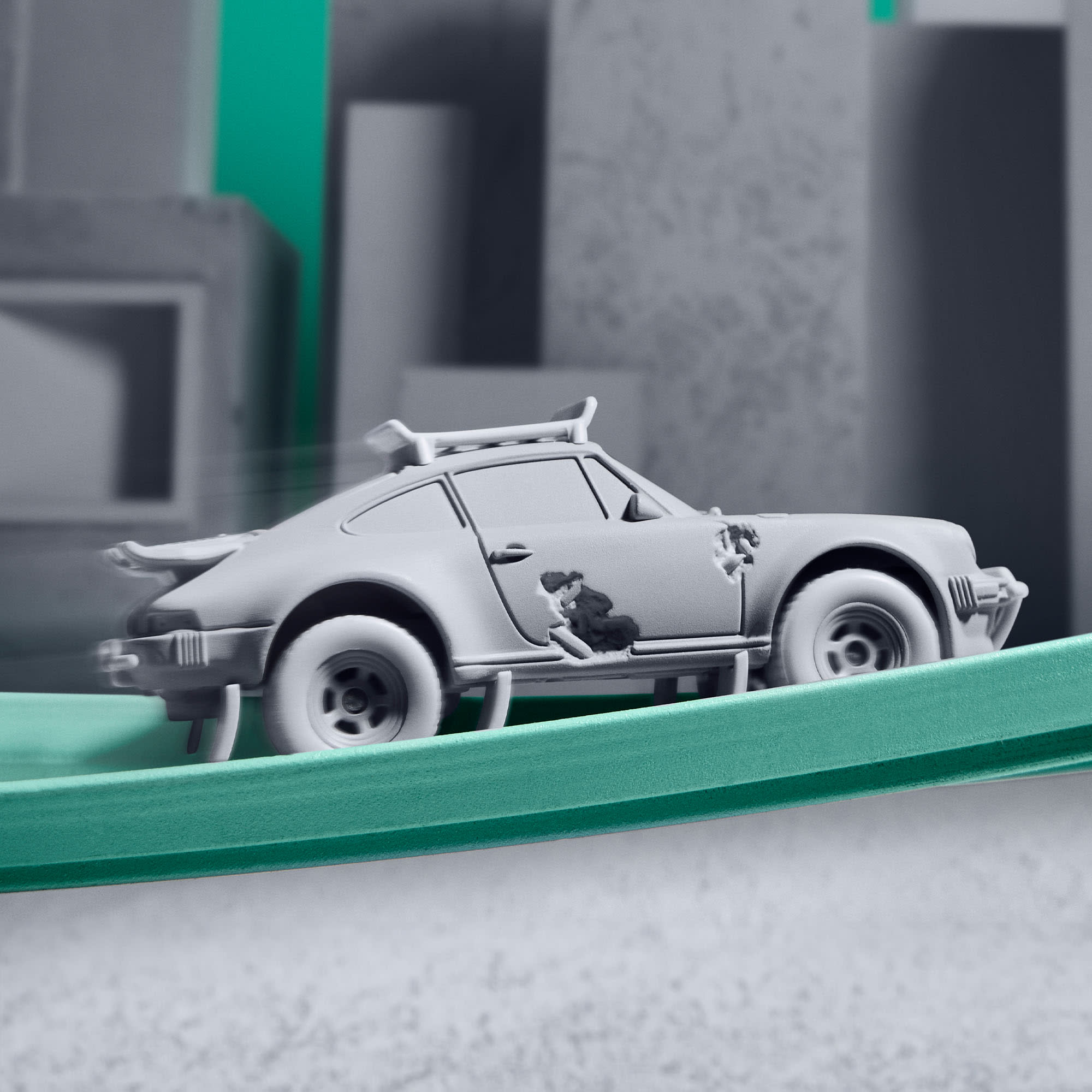 Hot Wheels x Daniel Arsham Eroded Porsche Safari - Image 3
