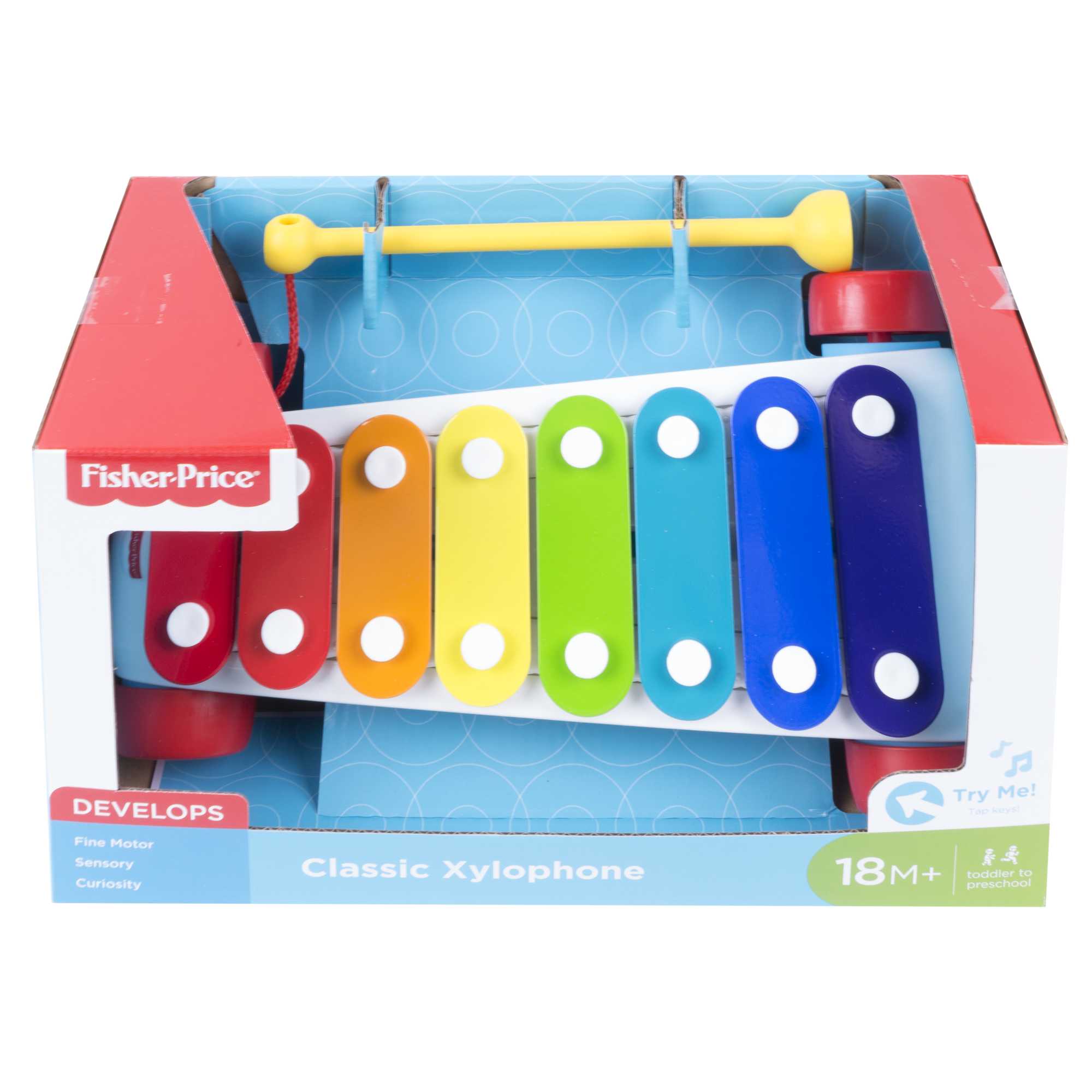 Fisher-Price Classic Xylophone Toddler Pretend Musical Instrument Pull Toy - Image 6