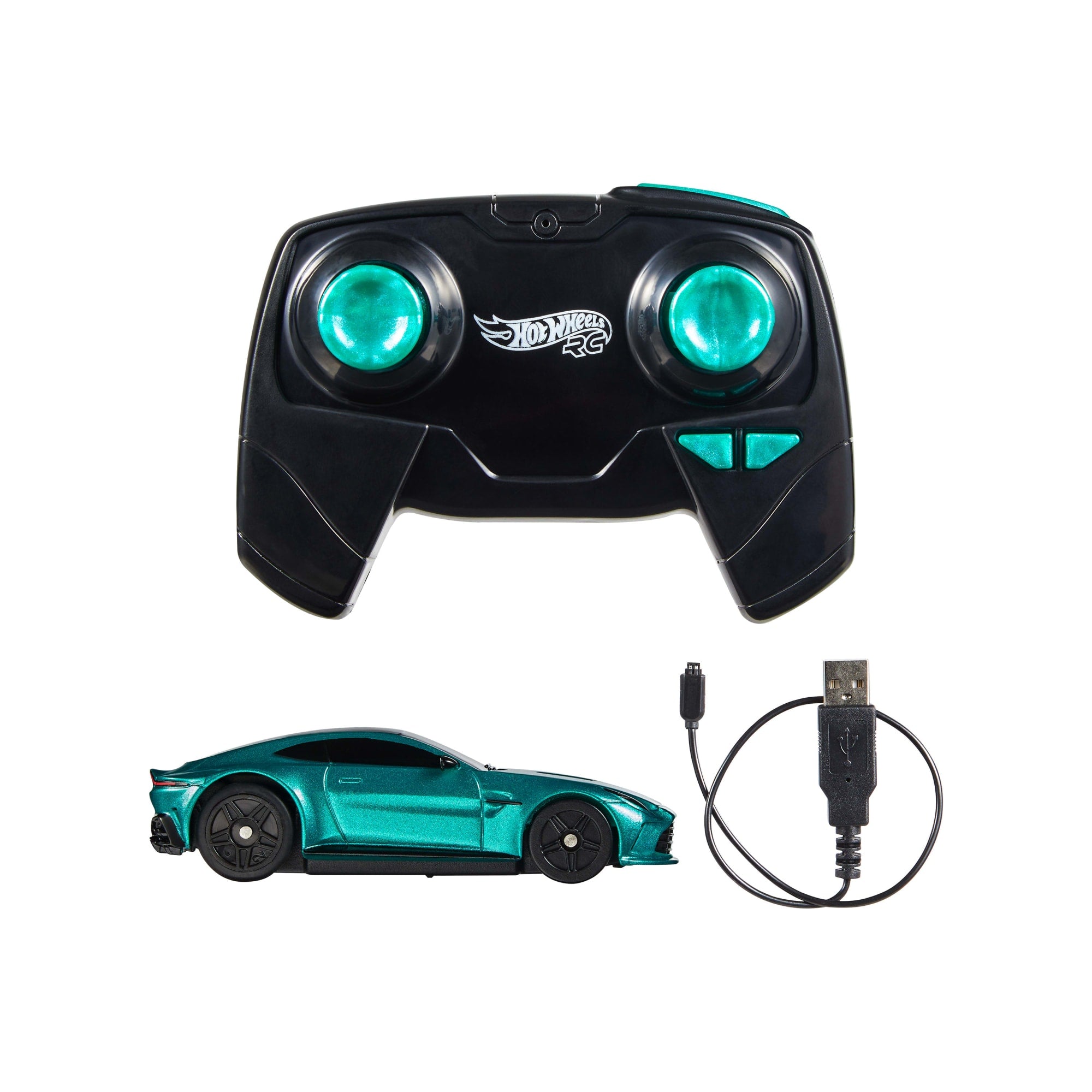 Hot Wheels RC 1:64 Scale Aston Martin Vantage Vehicle. Battery-Powered. Remote-Control Race Toy Car - Image 5