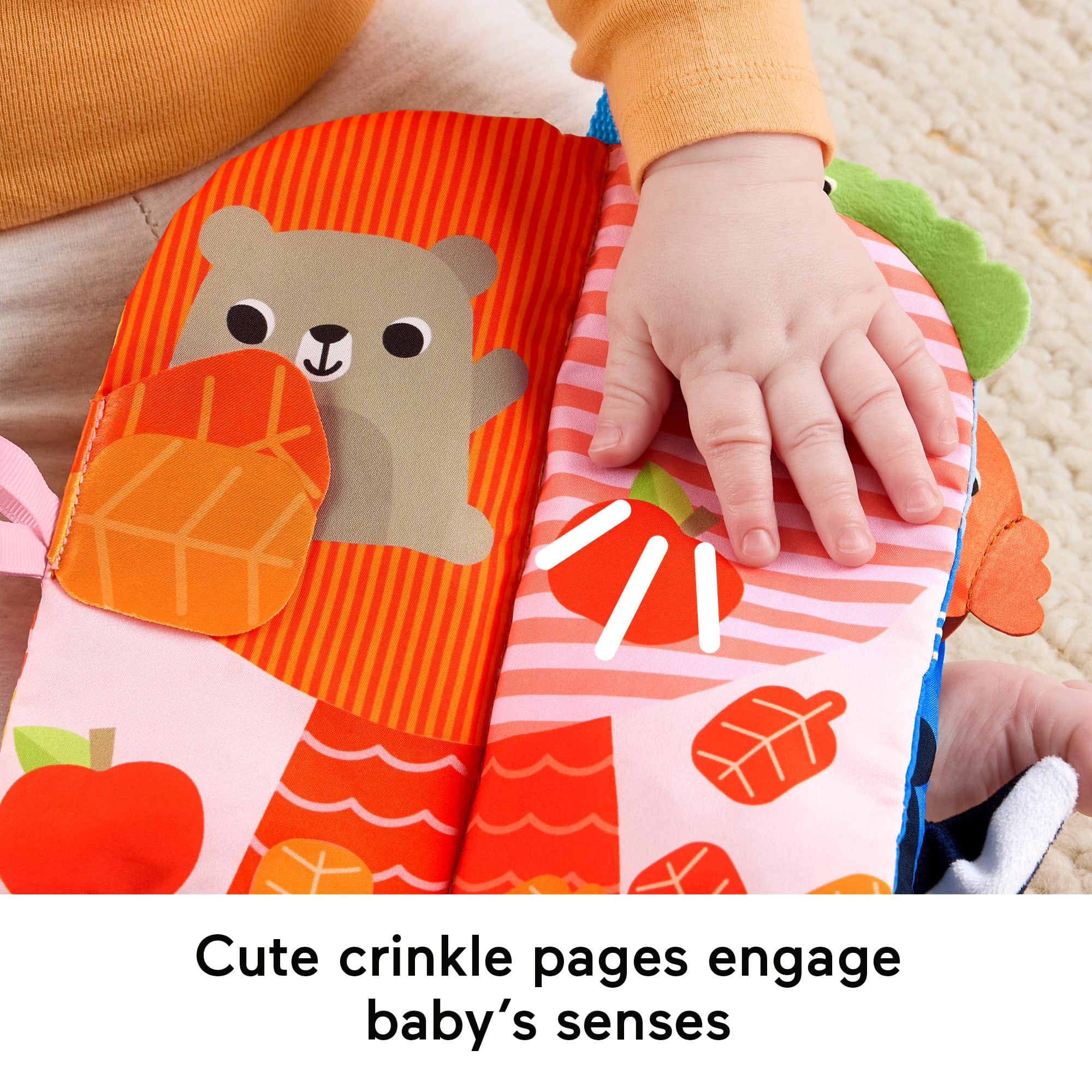 Fisher-Price Sensory Seasons Soft Book. Newborn Tummy Time Busy Activity For Baby Ages 0+ Months - Image 5