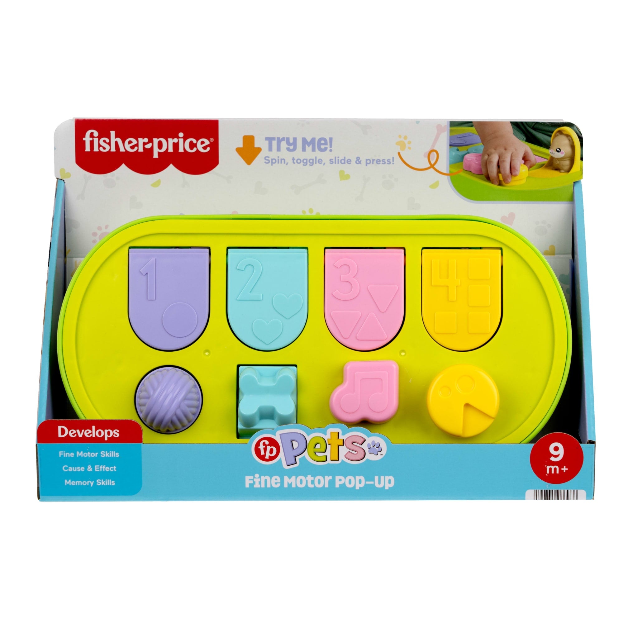 Fisher-Price Fp Pets Fine Motor Pop-Up Baby Activity Toy For Developmental Play - Image 6