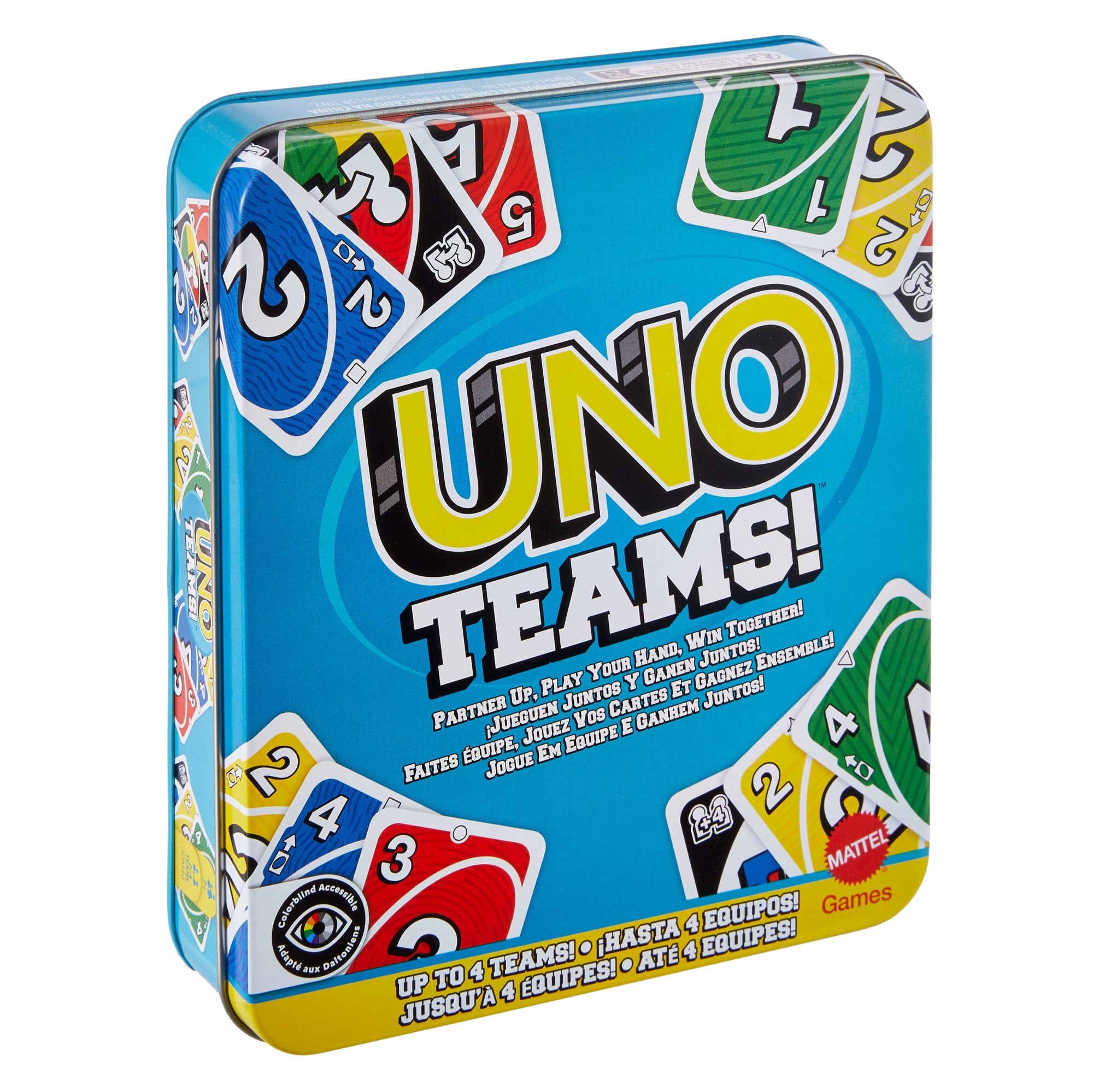 UNO Teams Card Game For Family Nights. Game Nights. Travel. Camping & Parties