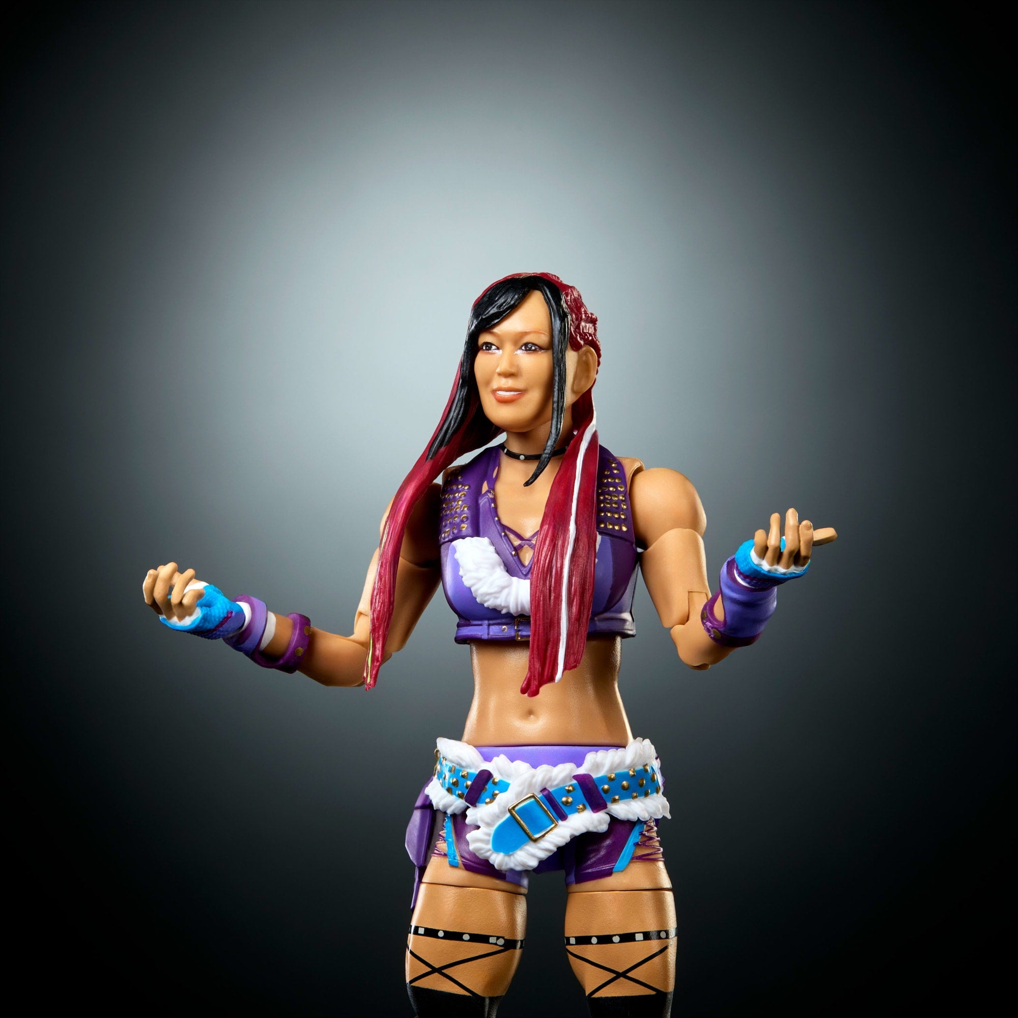 WWE Elite Iyo Sky Action Figure. Series #122 Set. 6-Inch Collectible With Articulation & Accessories - Image 3