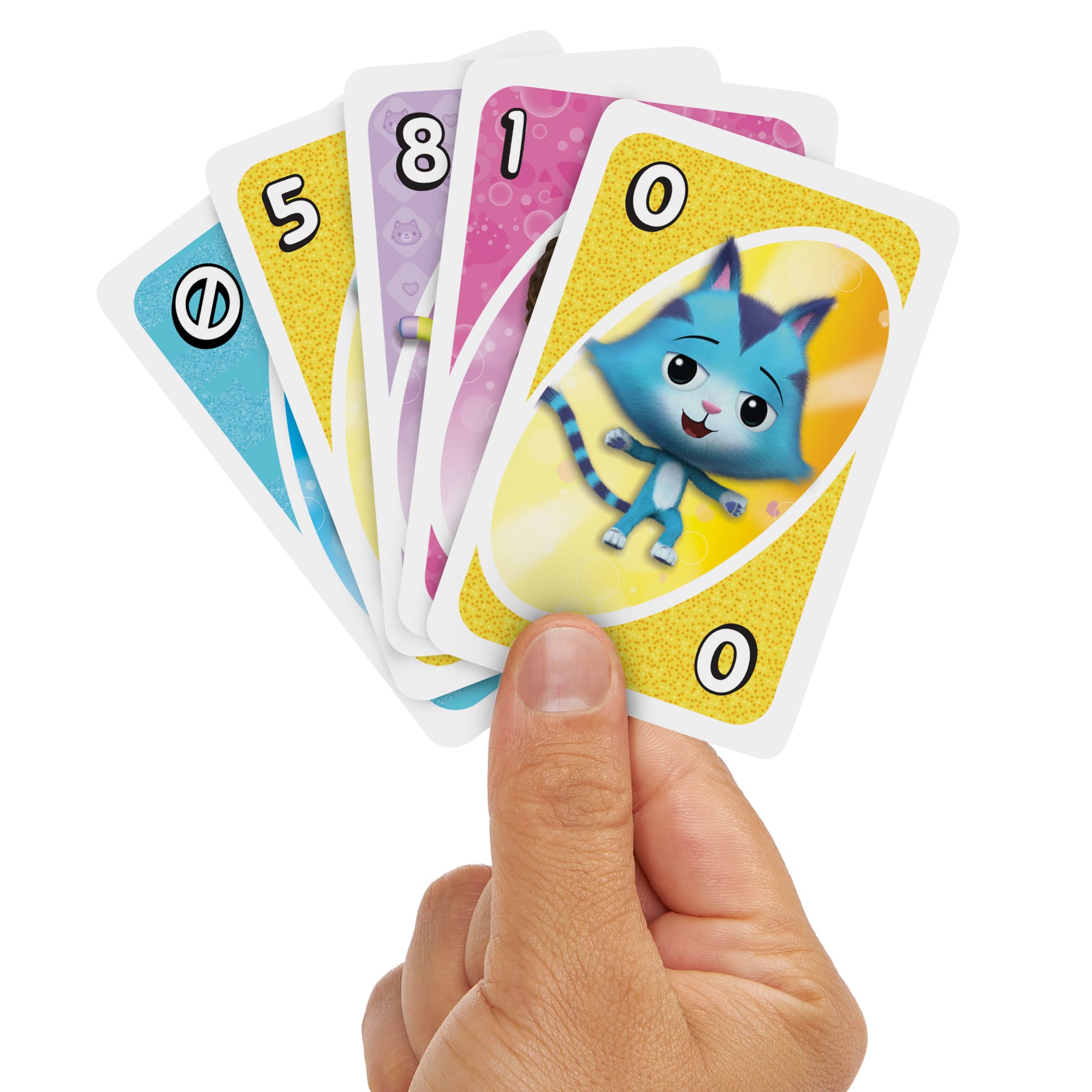 UNO Junior Gabby's Dollhouse Card Game For Kids. Parents & Family Nights - Image 2