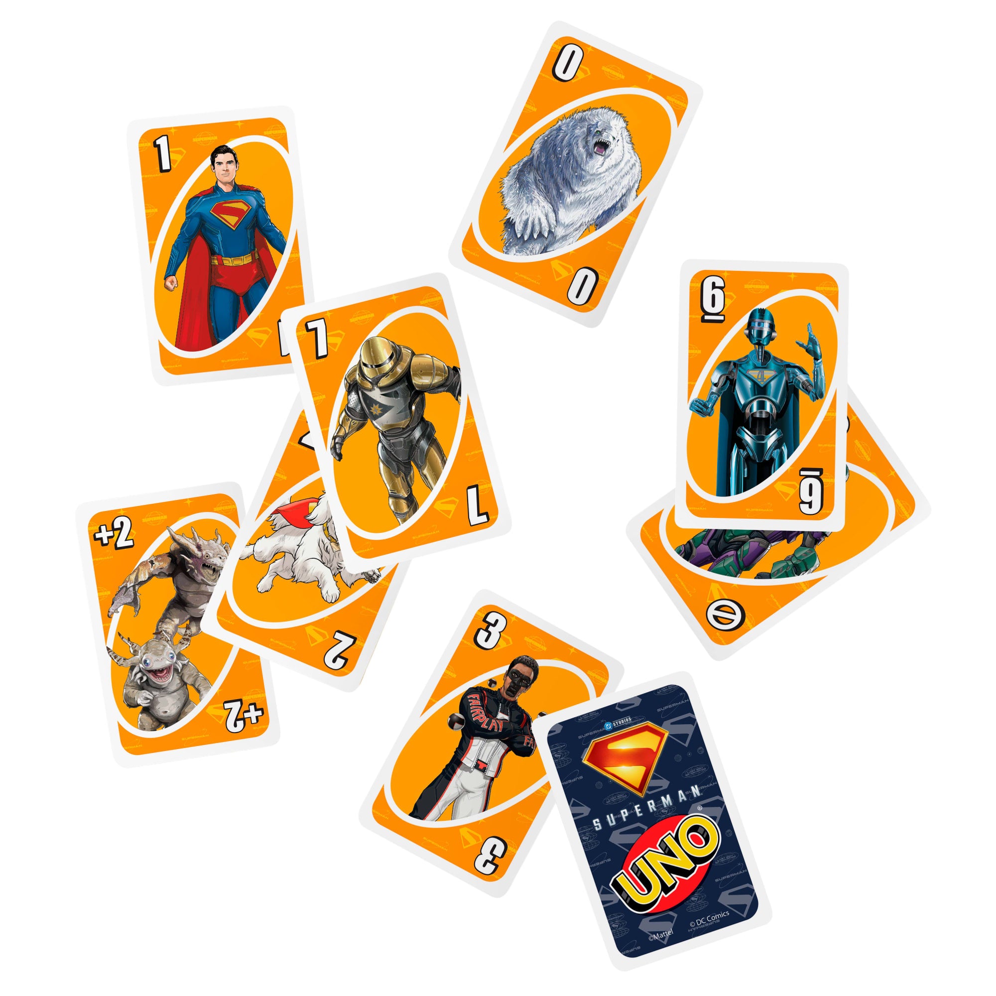 UNO Superman Card Game For Kid. Adult & Family Nights. Toy Collectible Inspired By The Movie - Image 3