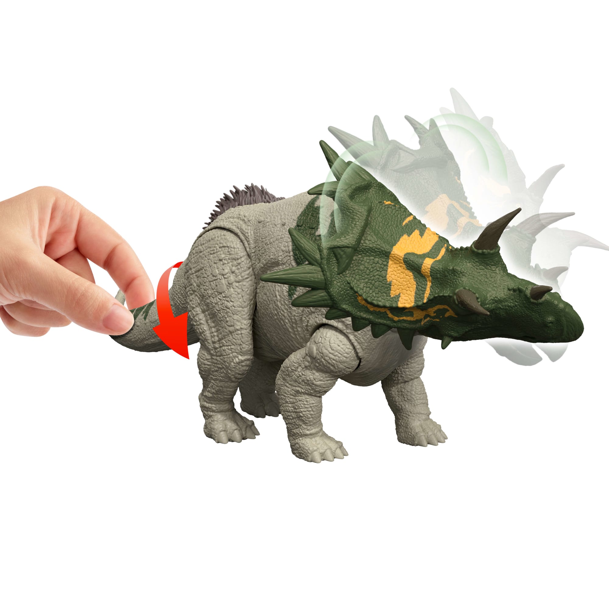 Jurassic World Dinossauro de Brinquedo Rebirth Rugido Selvagem Spiclypeus - Image 4