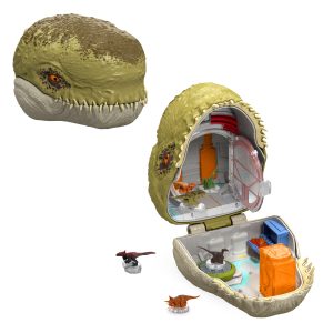 Tête de Mutadon Micro Aventures Jurassic World : La Renaissance. Coffret Avec Fonctionnalités Interactives et Petites Figurines