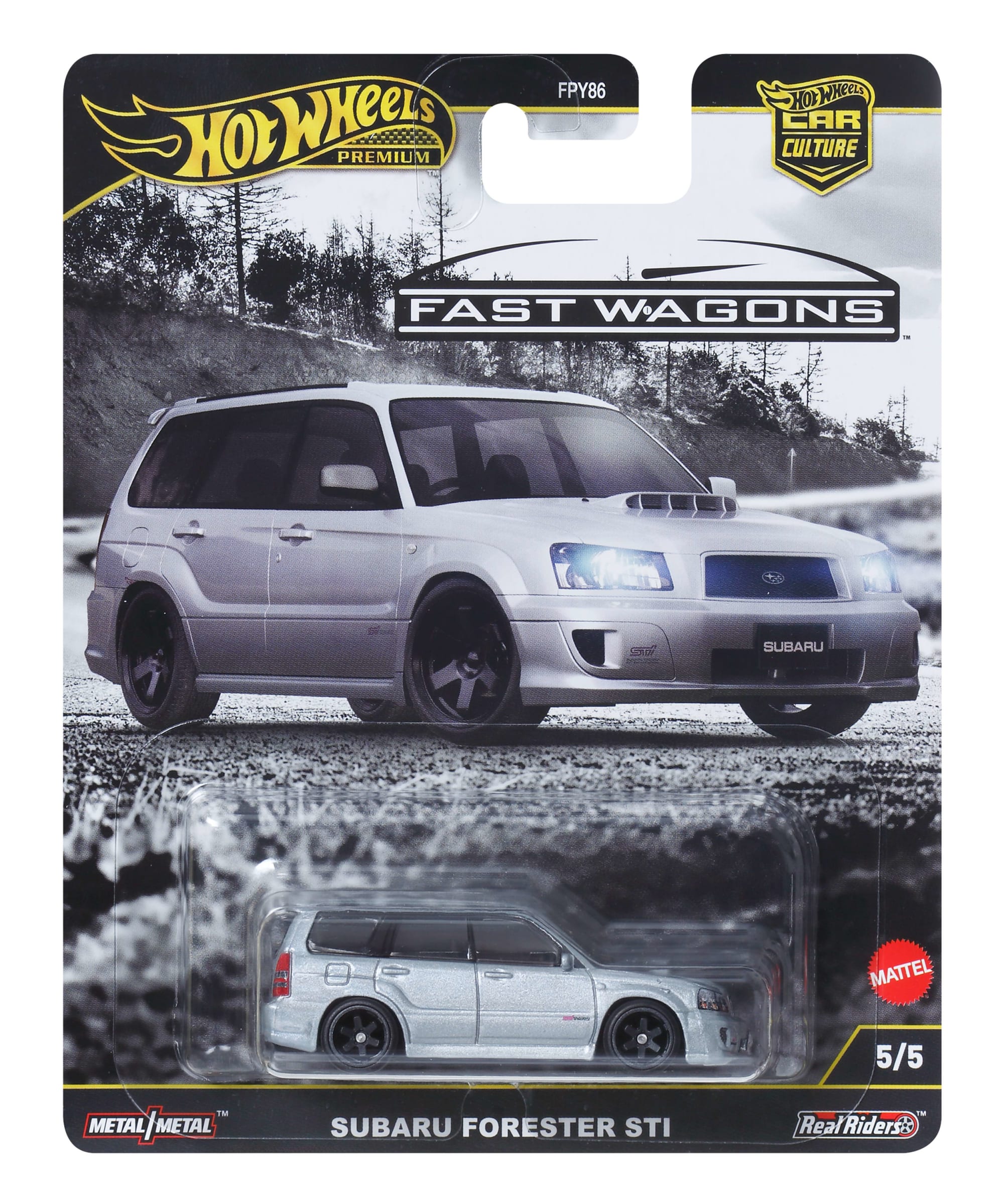 Hot Wheels Premium Car Culture Ronin Run 2 Subaru Forester Sti 1:64 Scale Collectible Toy Vehicle