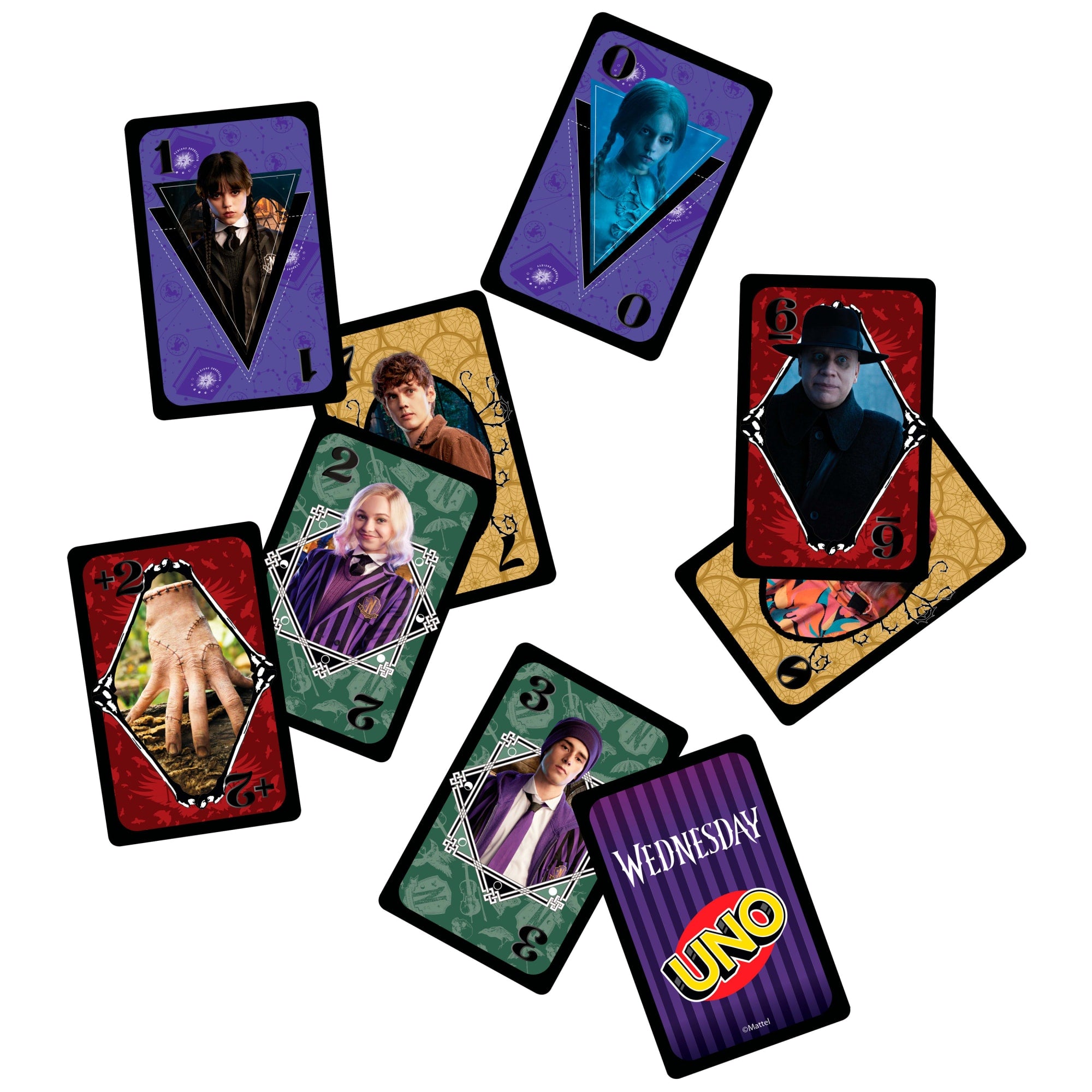 UNO Wednesday Card Game For Kid. Adult & Family Nights. Toy Collectible Inspired By The Series - Image 4