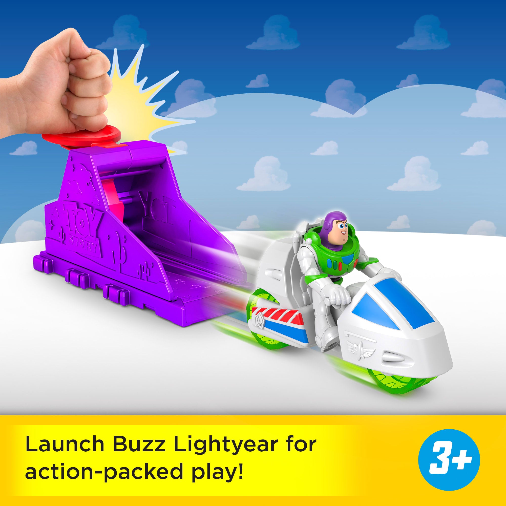 Imaginext Launcher Set With Disney And Pixar Toy Story Buzz Lightyear Figure - Image 3