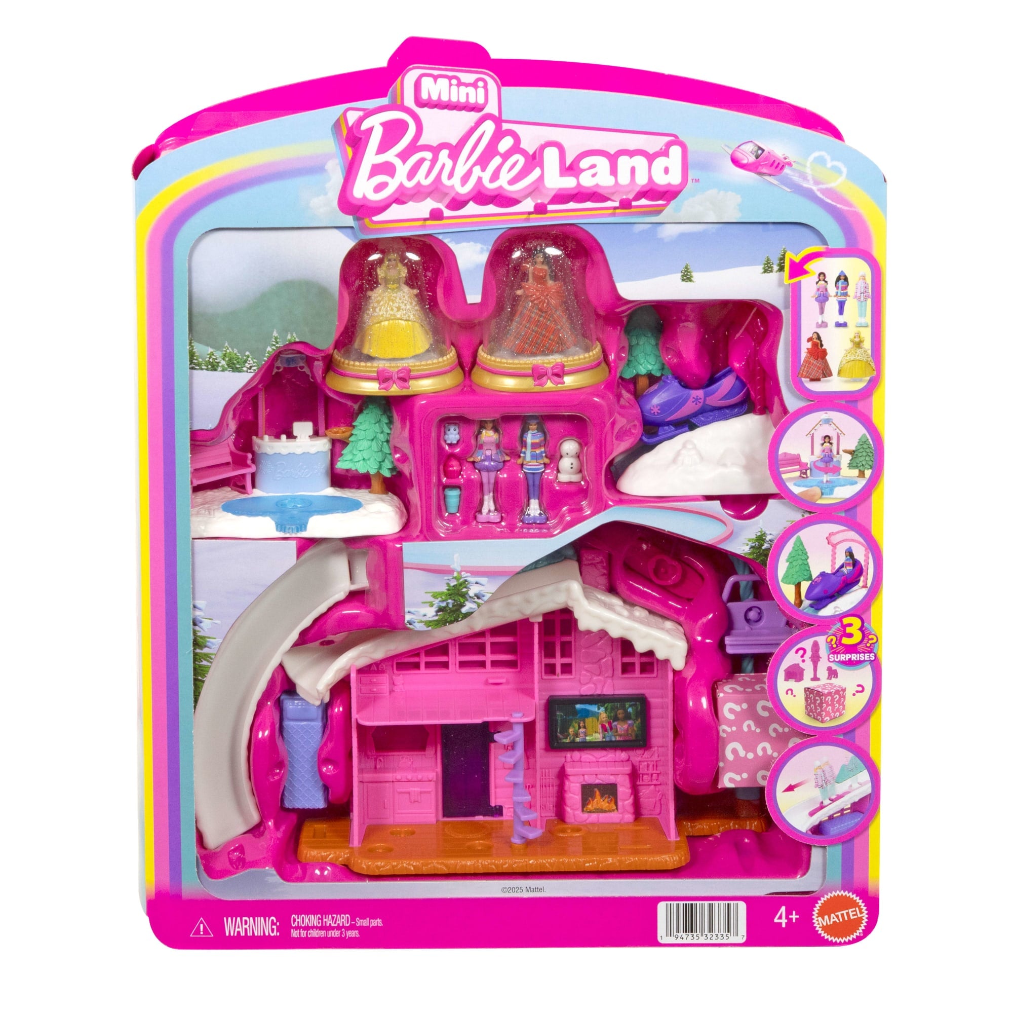 Barbie® Coffret Vacances à La Neige Mini-Barbieland