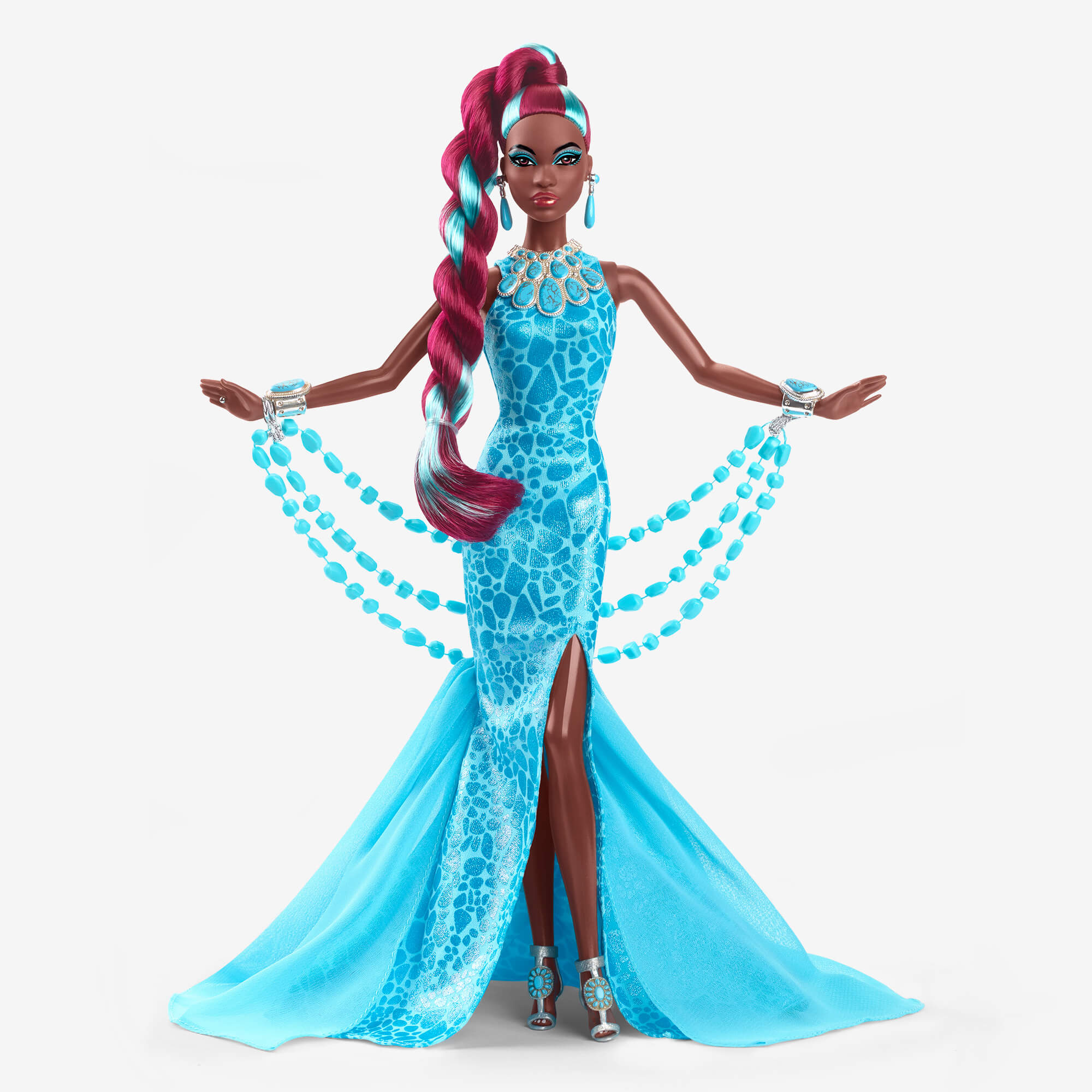 Barbie Fantasy Collection Turquoise Doll - Image 8