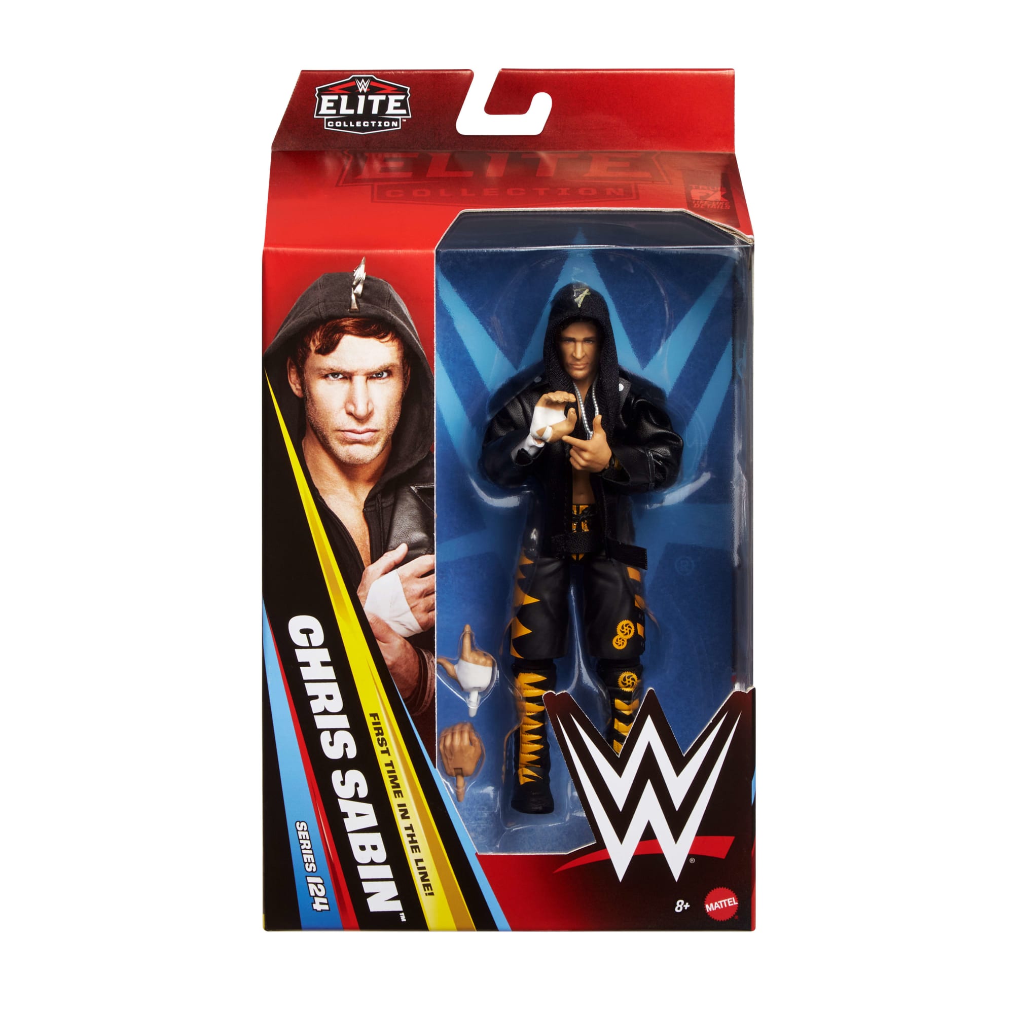 WWE Elite Chris Sabin Action Figure. Series #124. 6-Inch Collectible With Articulation & Accessories - Image 2