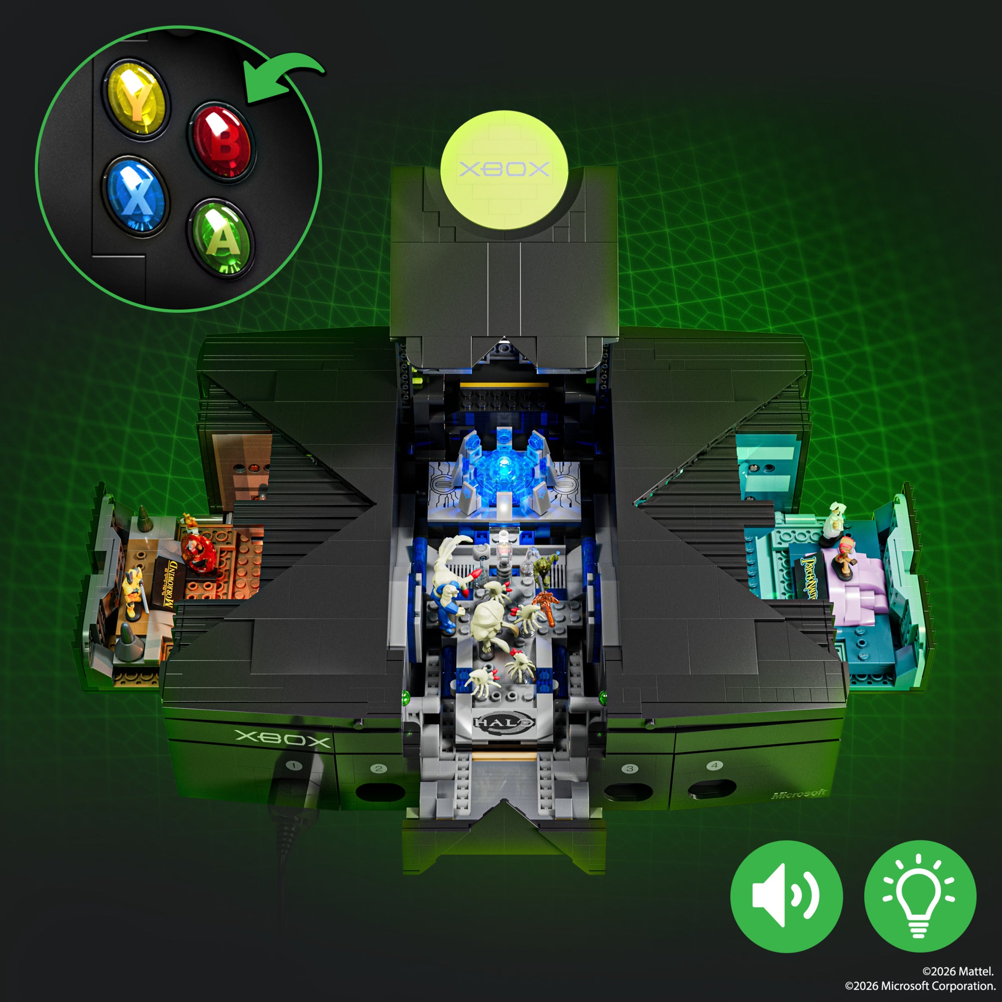 Mattel Brick Shop Microsoft XBOX Building Set - Image 6