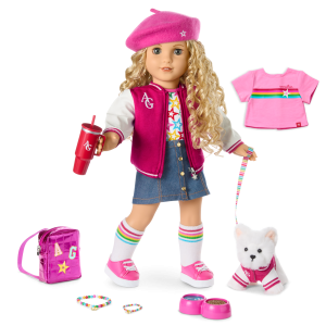 Truly Me™ 18-inch Doll #115. Puppy. Mini Backpack & Accessories AG™ Star Squad Bundle