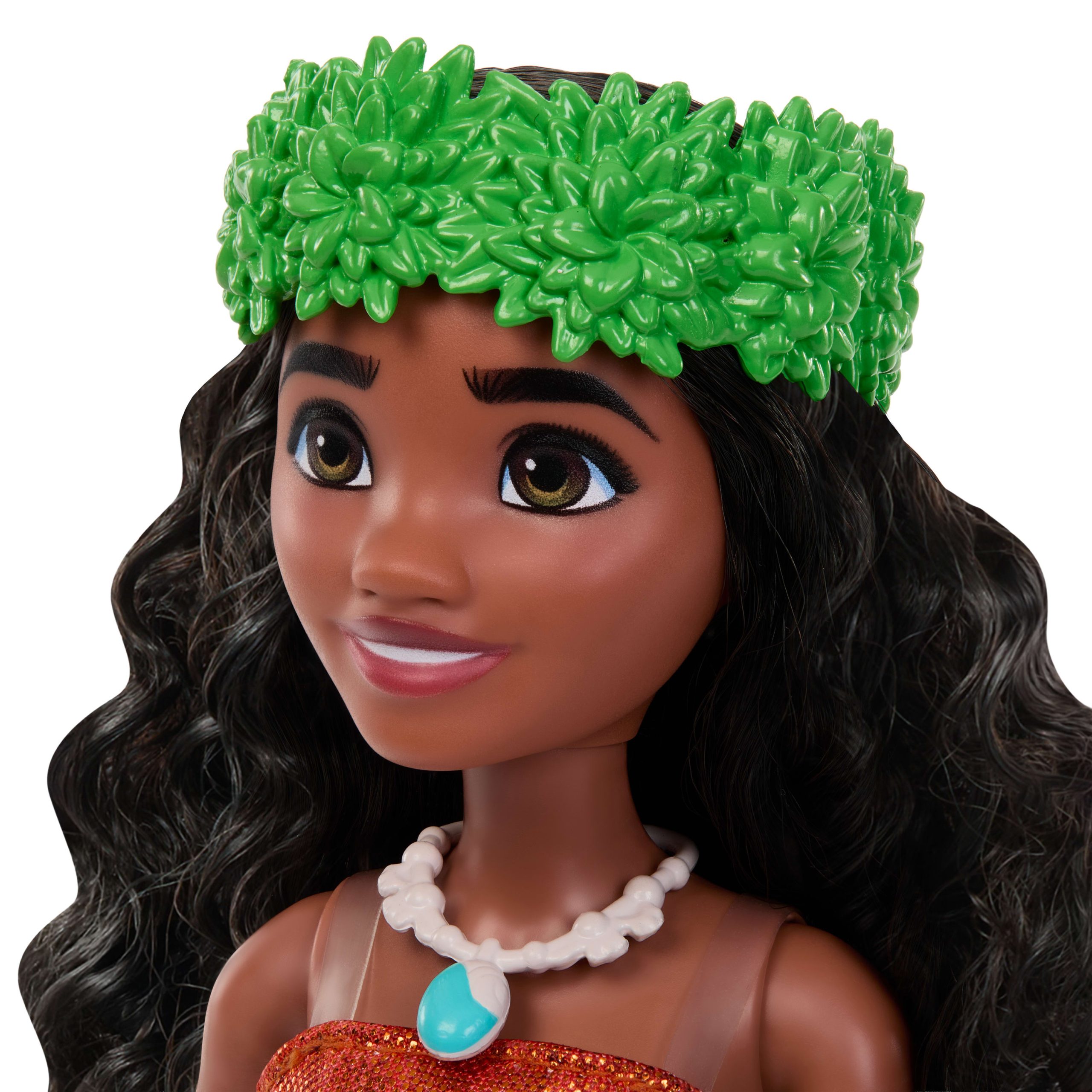 Disney Princess Enchanted Stories Moana Fashion Doll With Sparkling Outfit & Accessories. Posable - Image 3