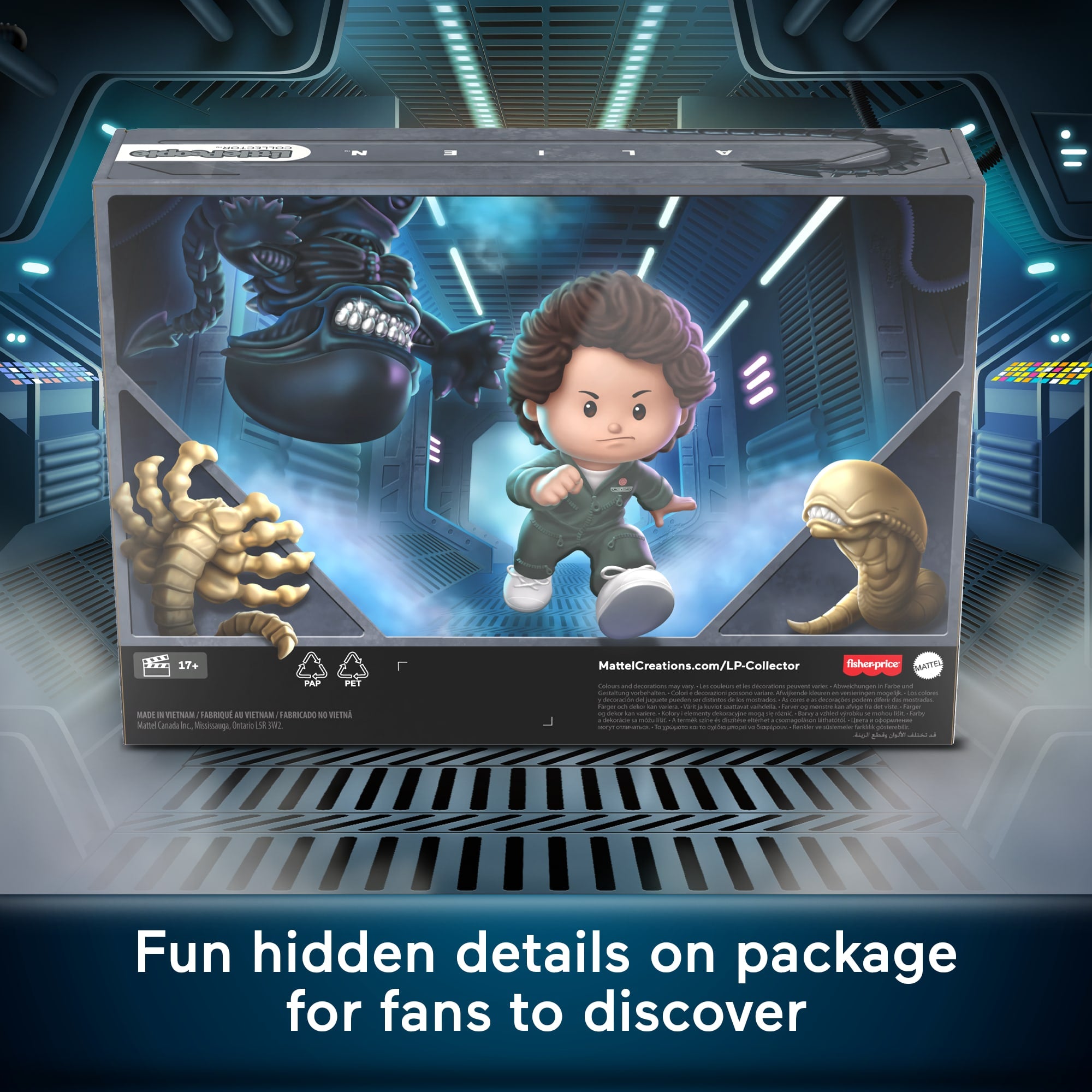 Little People Collector Alien Movie Special Edition Set For Sci-Fi Fans. 4 Figures - Image 4