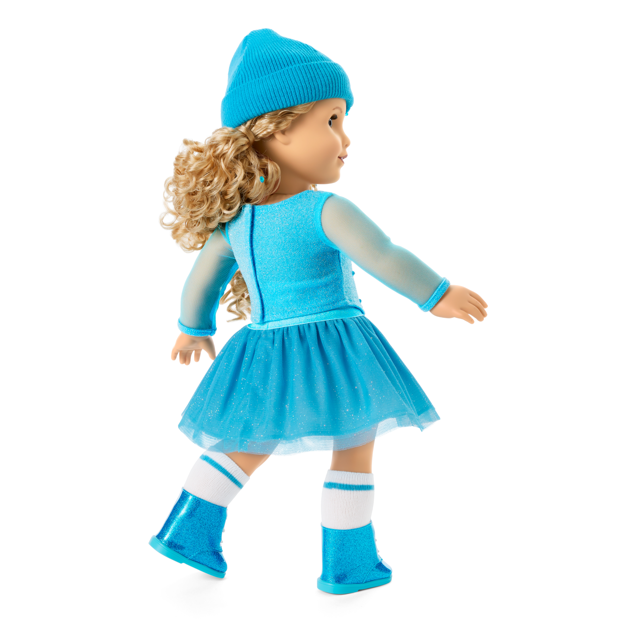 December Blue Brilliance Topaz Outfit for 18-inch Dolls - Image 3