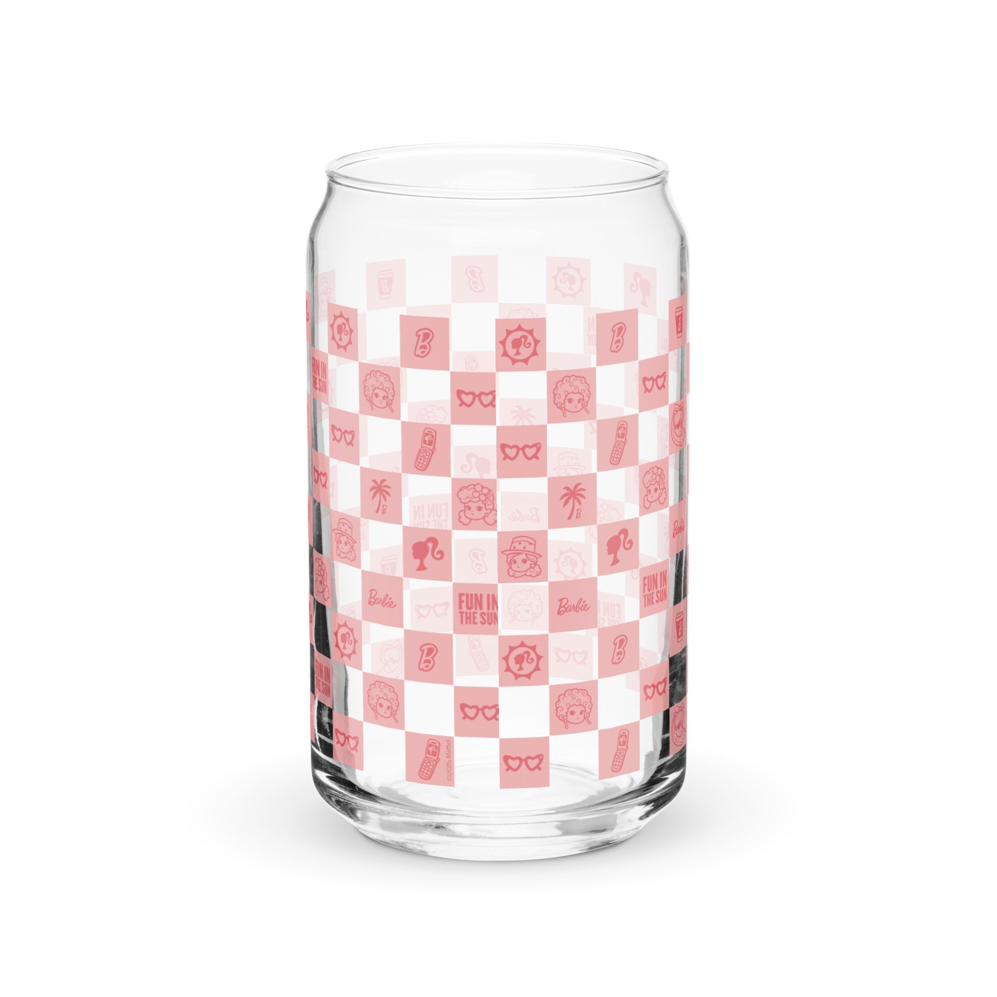 Barbie Checkerboard Icons Cutie Clear Glass - Image 2