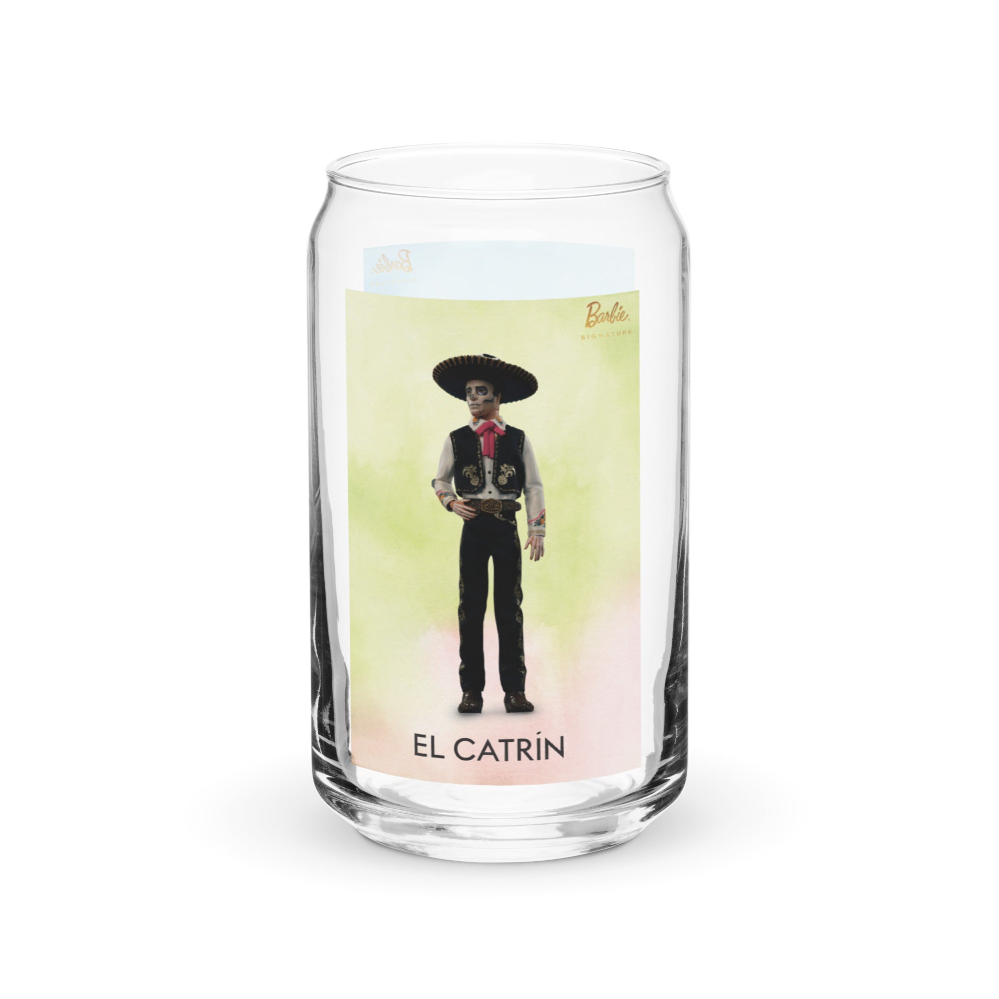Barbie Día de Muertos Portraits Clear Glass - Image 2