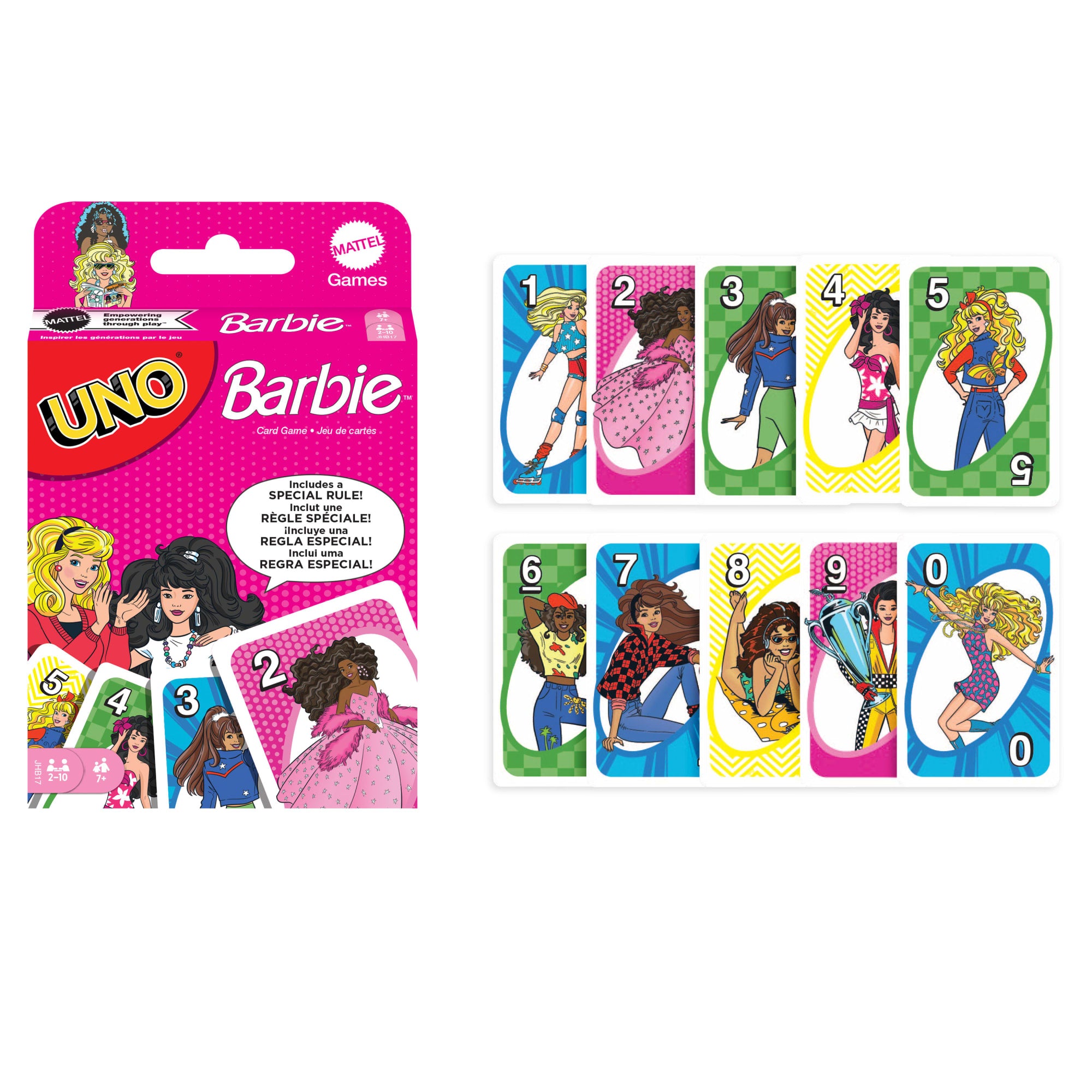 UNO Barbie Card Game For Kids & Family Night - Image 5