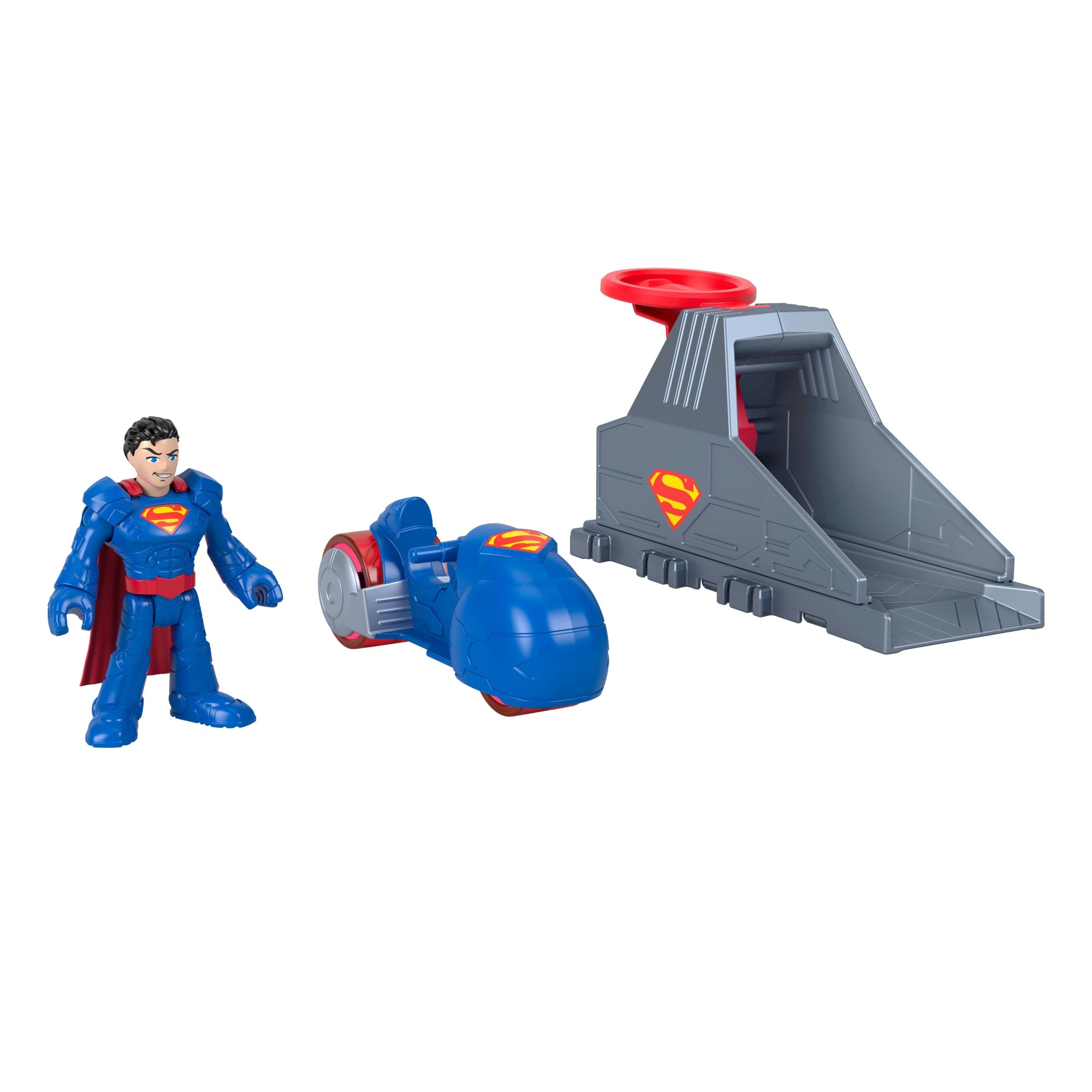 Imaginext DC Super Friends Brinquedo Imaginext DC Super Friends Lançador do Superman