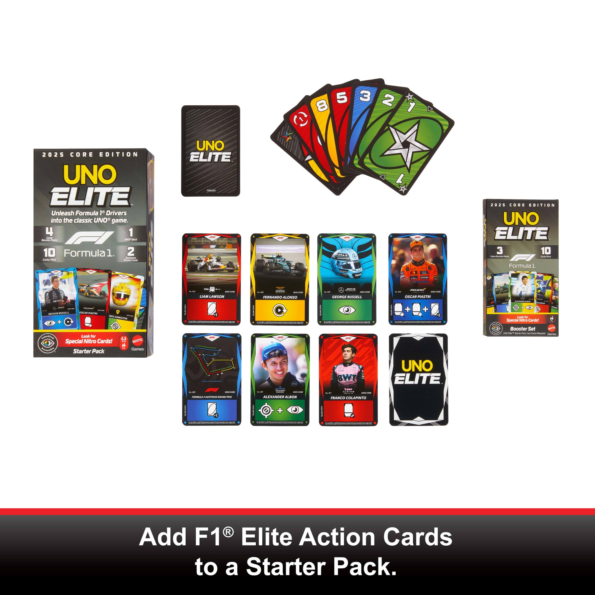 UNO Elite Formula 1 2025 Core Edition Booster Set - Image 3