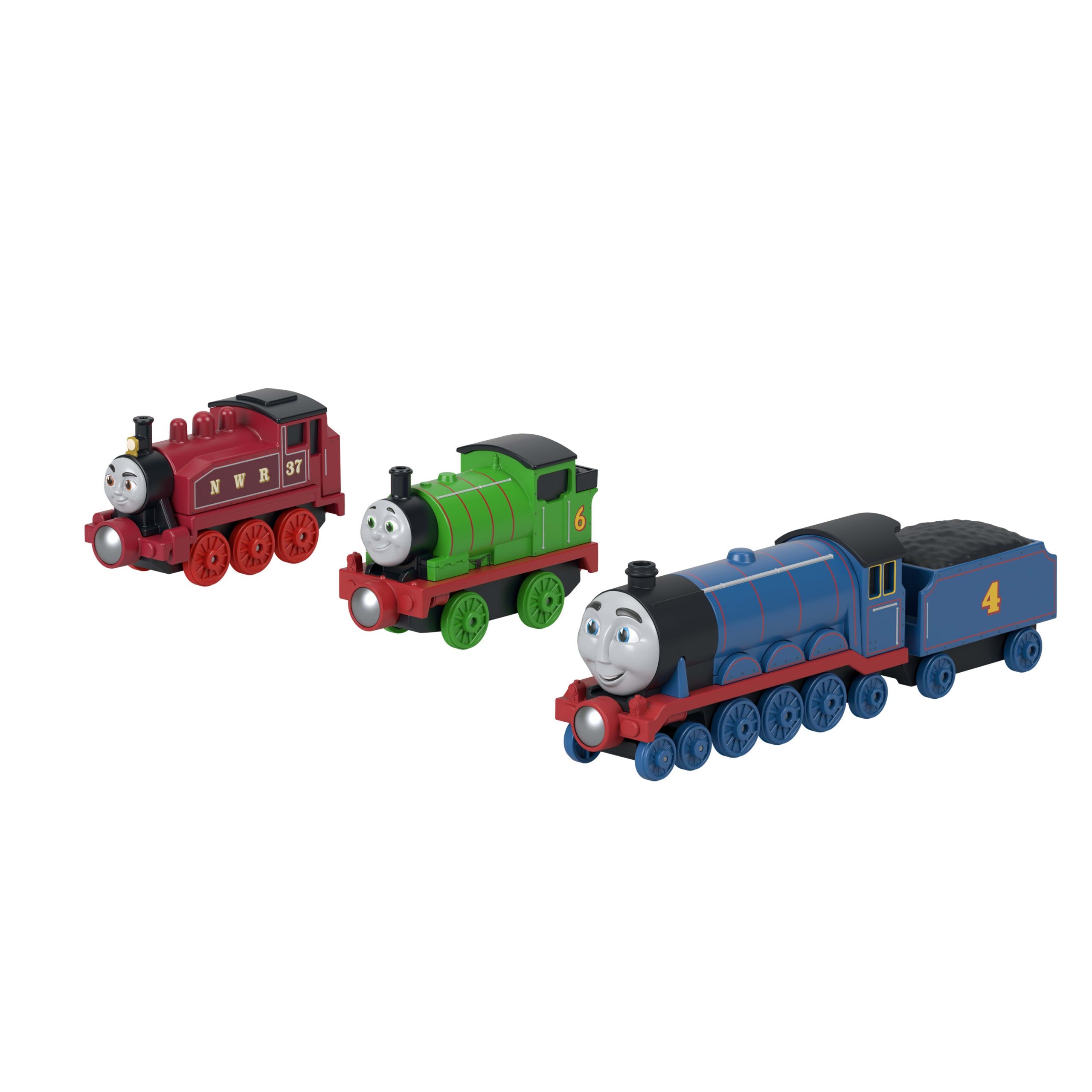 Thomas & Friends By Fisher-Price Die-Cast Toy Train Multipack With Percy. Rosie & Gordon Engines - Image 2
