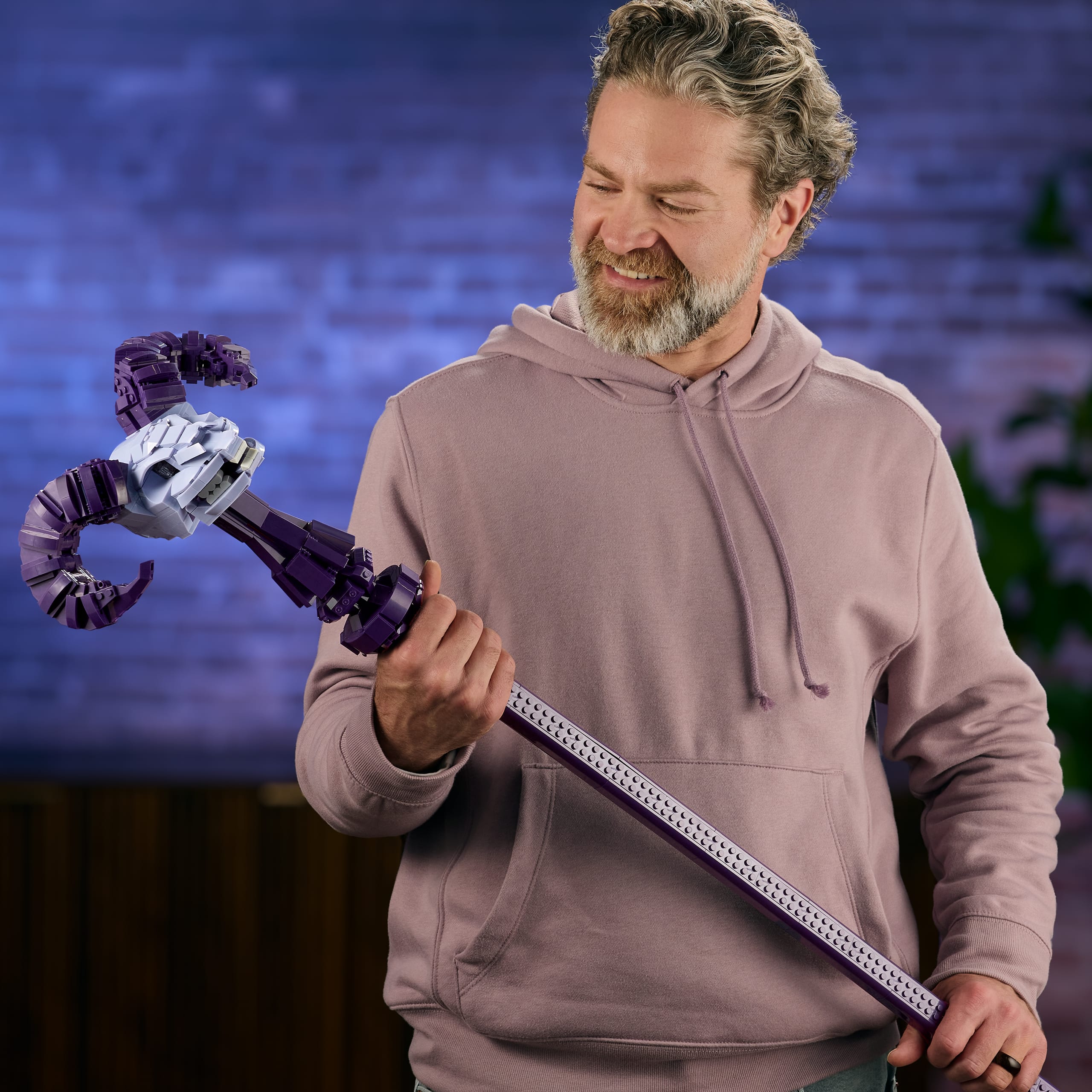 Mattel Brick Shop Masters of the Universe Skeletor Havoc Staff - Image 3