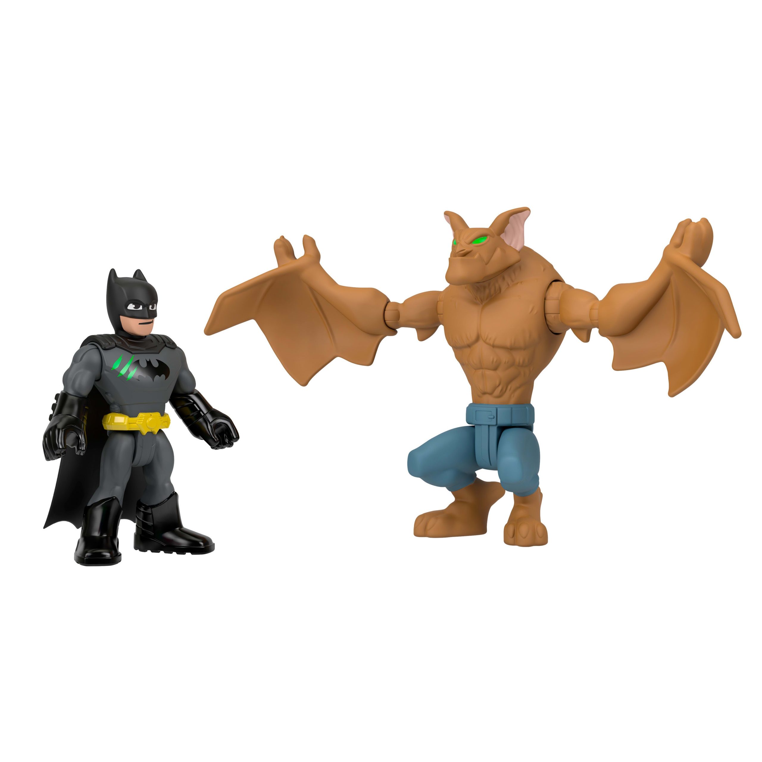 Imaginext DC Super Friends Batcopter vs Man-Bat Set With Batman. Man-Bat. Launching Disc - Image 6