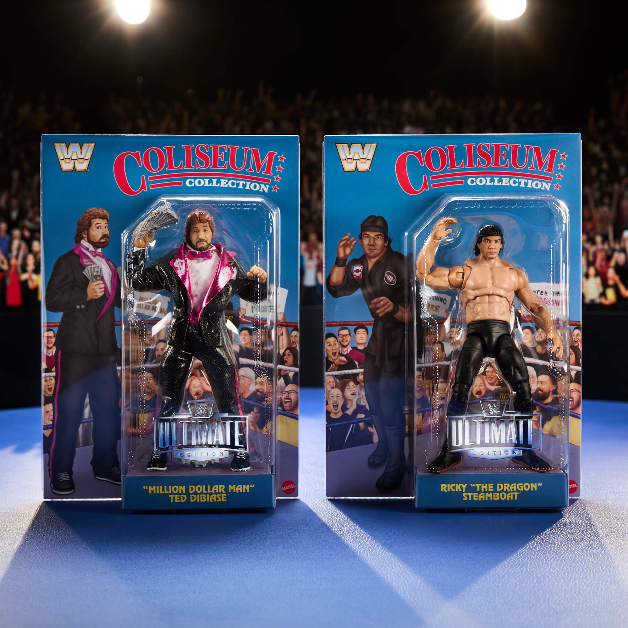 WWE Ultimate Edition Coliseum Collection Million Dollar Man Ted DiBiase and Ricky The Dragon Steamboat 2-Pack - Image 12
