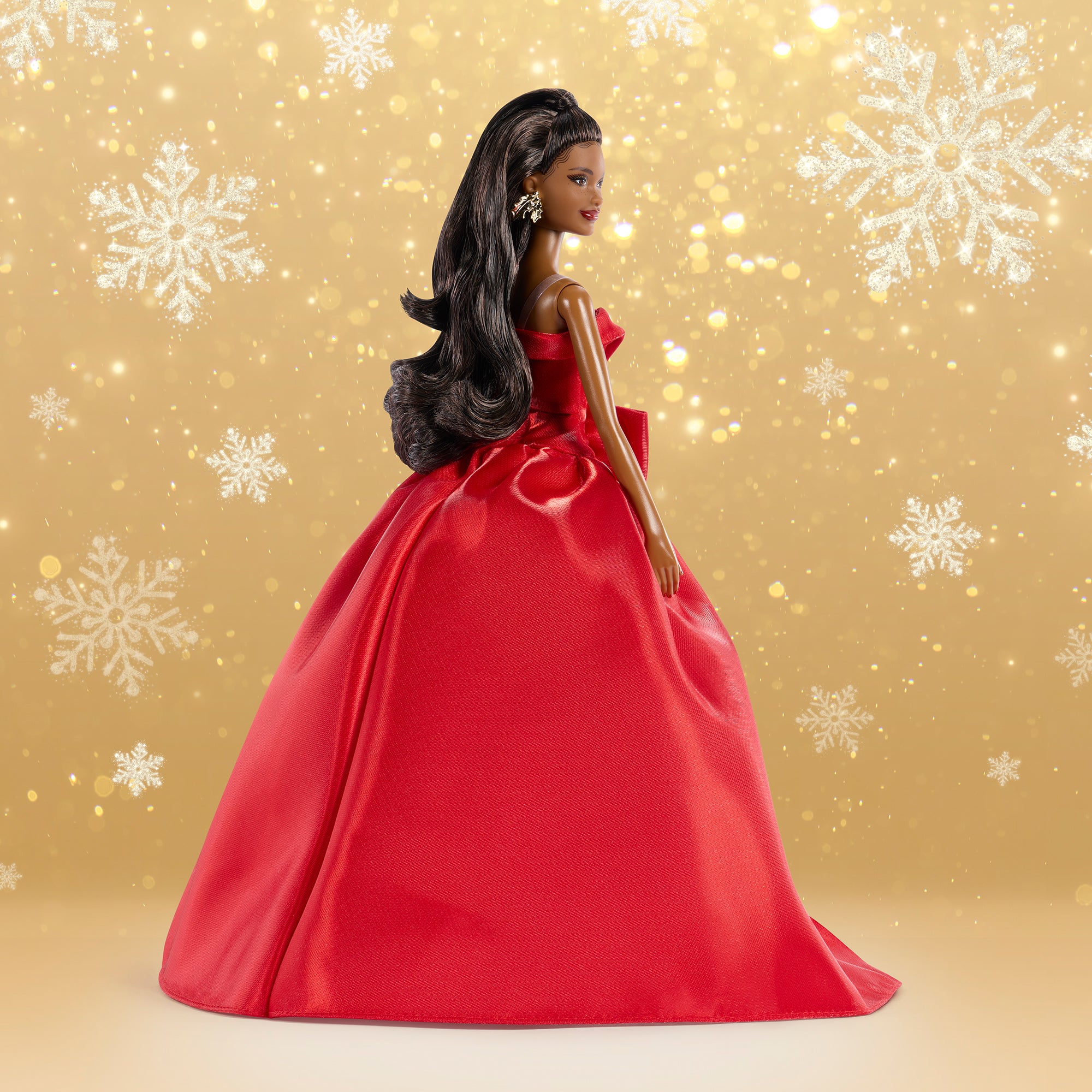 Barbie Signature 2026 Holiday Barbie Doll with Black Hair - Image 3