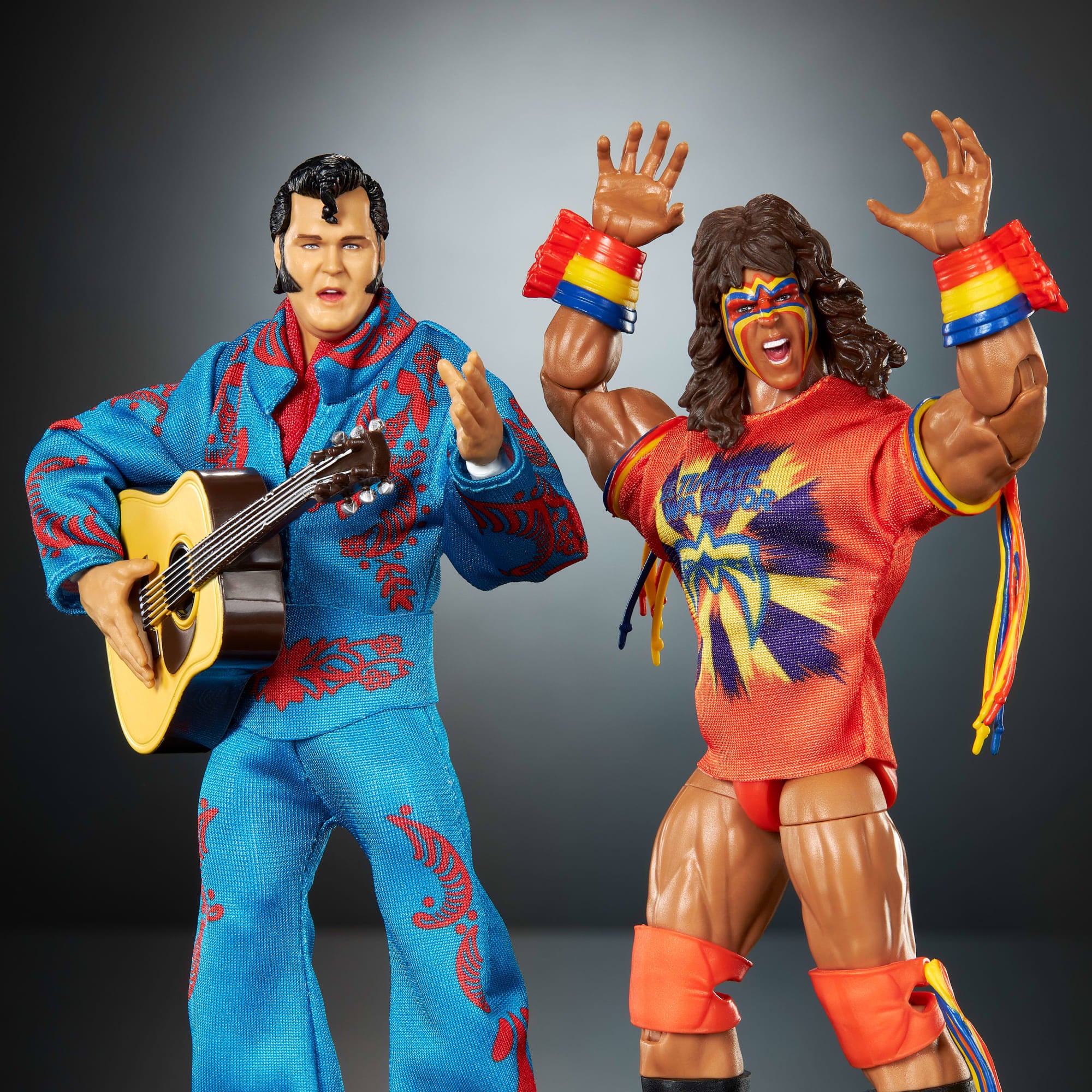 WWE Coliseum Collection Honky Tonk Man & Ultimate Warrior Ultimate Edition Figures - Image 3