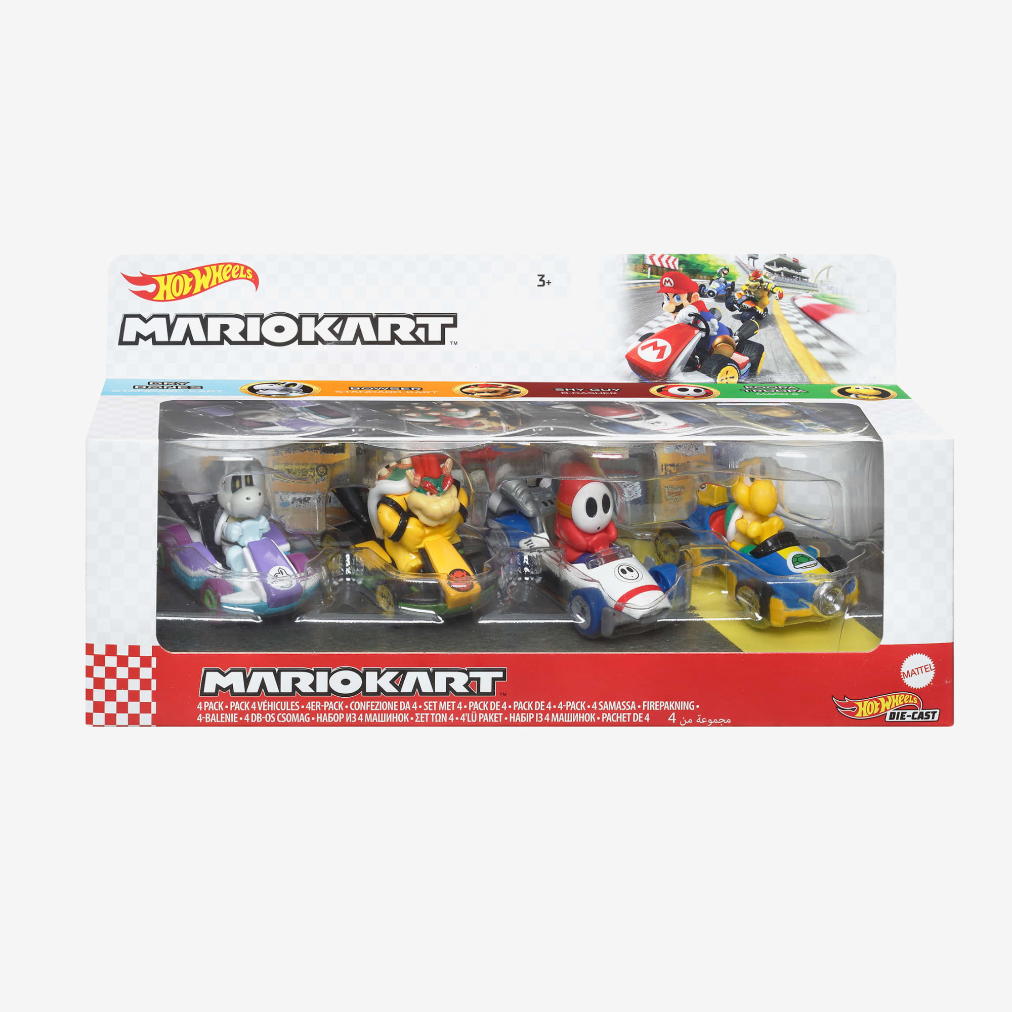 Hot Wheels Mario Kart Vehicles 4-Pack - Image 4