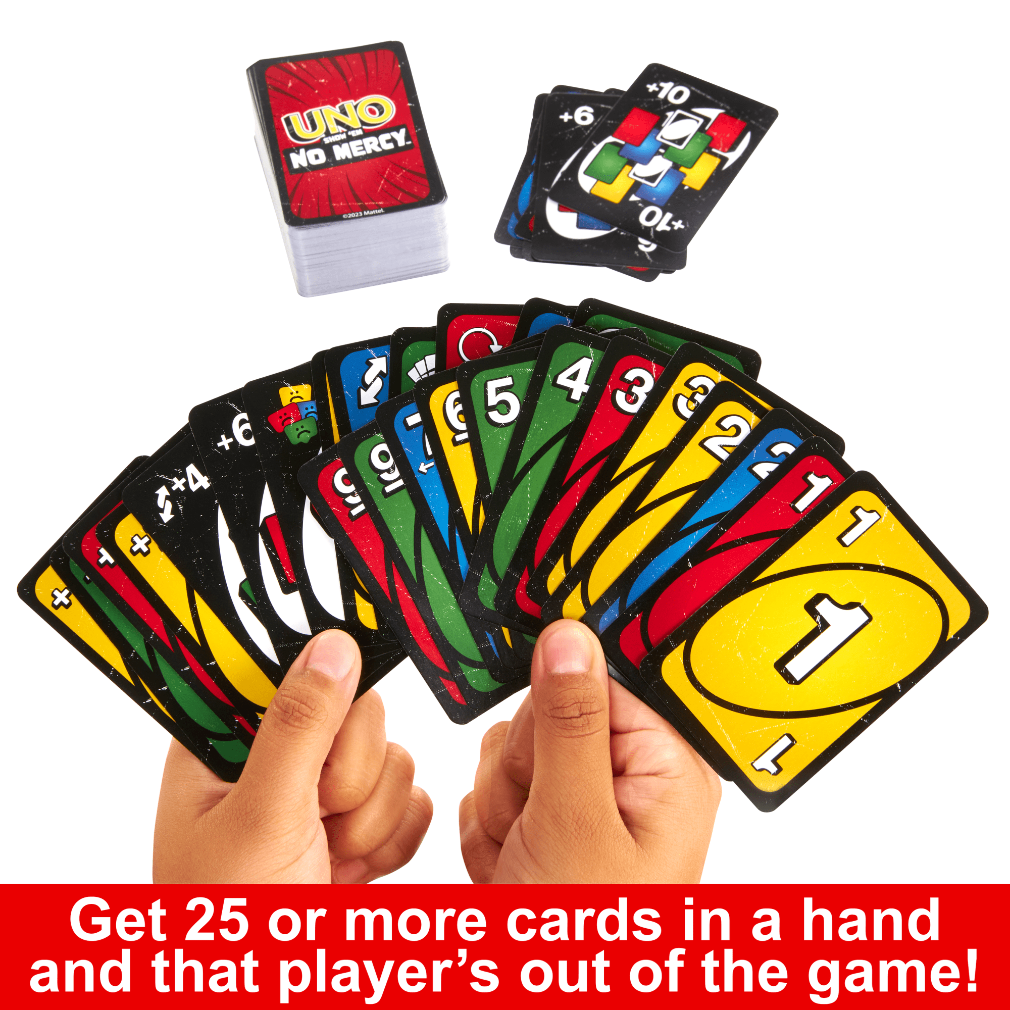 UNO Show 'Em No Mercy Card Game in Storage & Travel Tin For Kids. Adults & Family Nights & Parties - Image 5