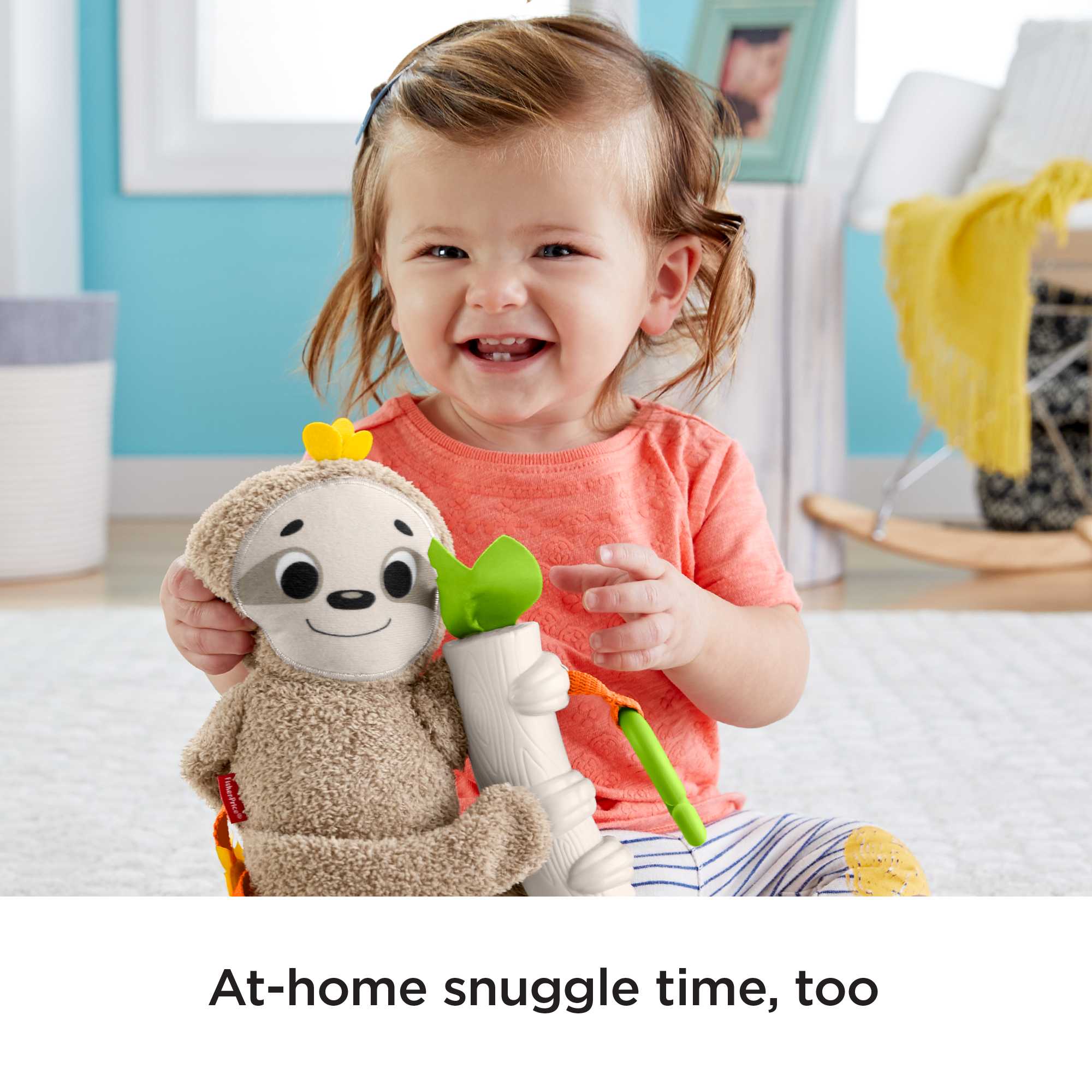 Fisher-Price Slow Much Fun Stroller Sloth - Image 3