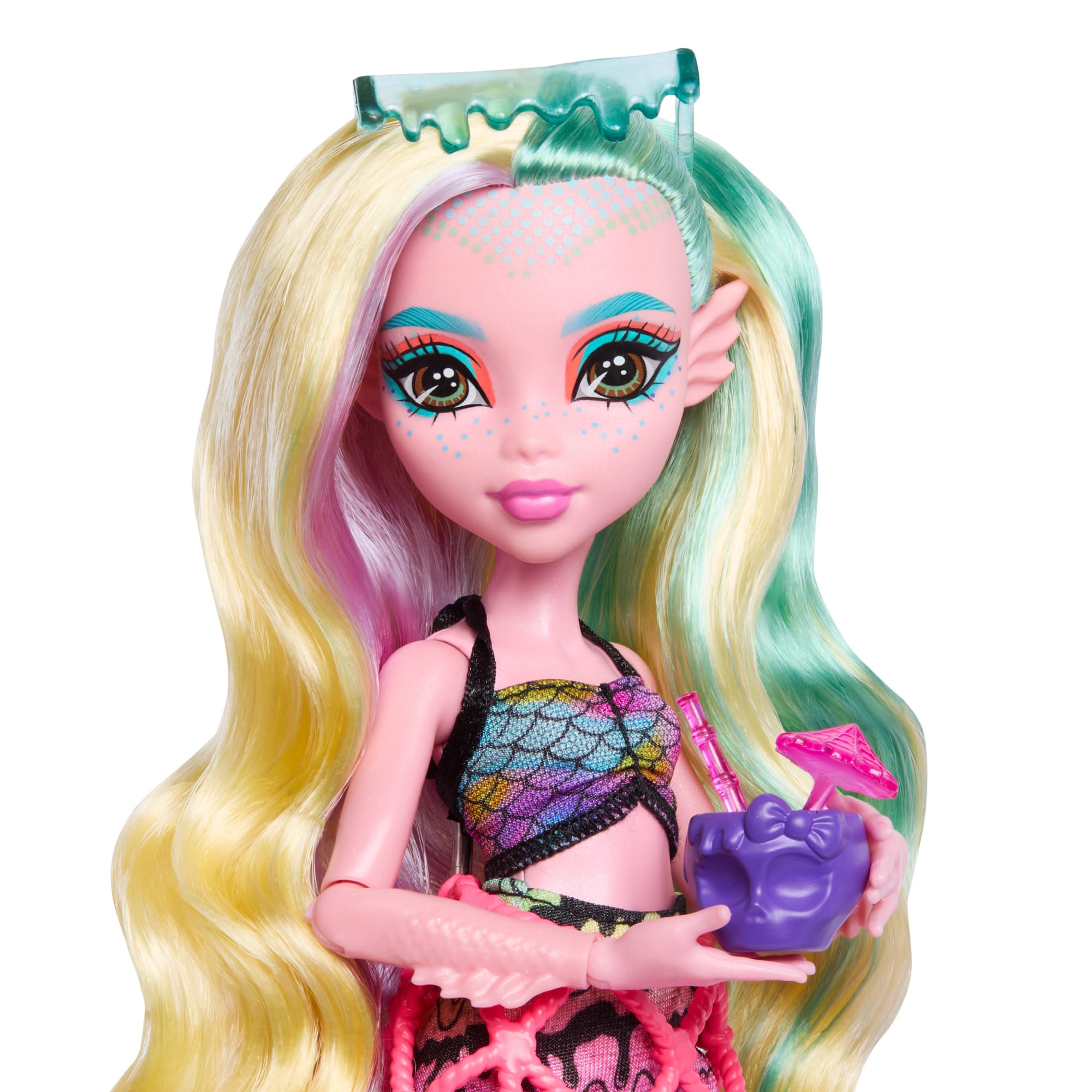 Monster High Lagoona Blue Fashion Doll And Playset. Scare-Adise Island Snack Shack With Food Accessories - Image 5