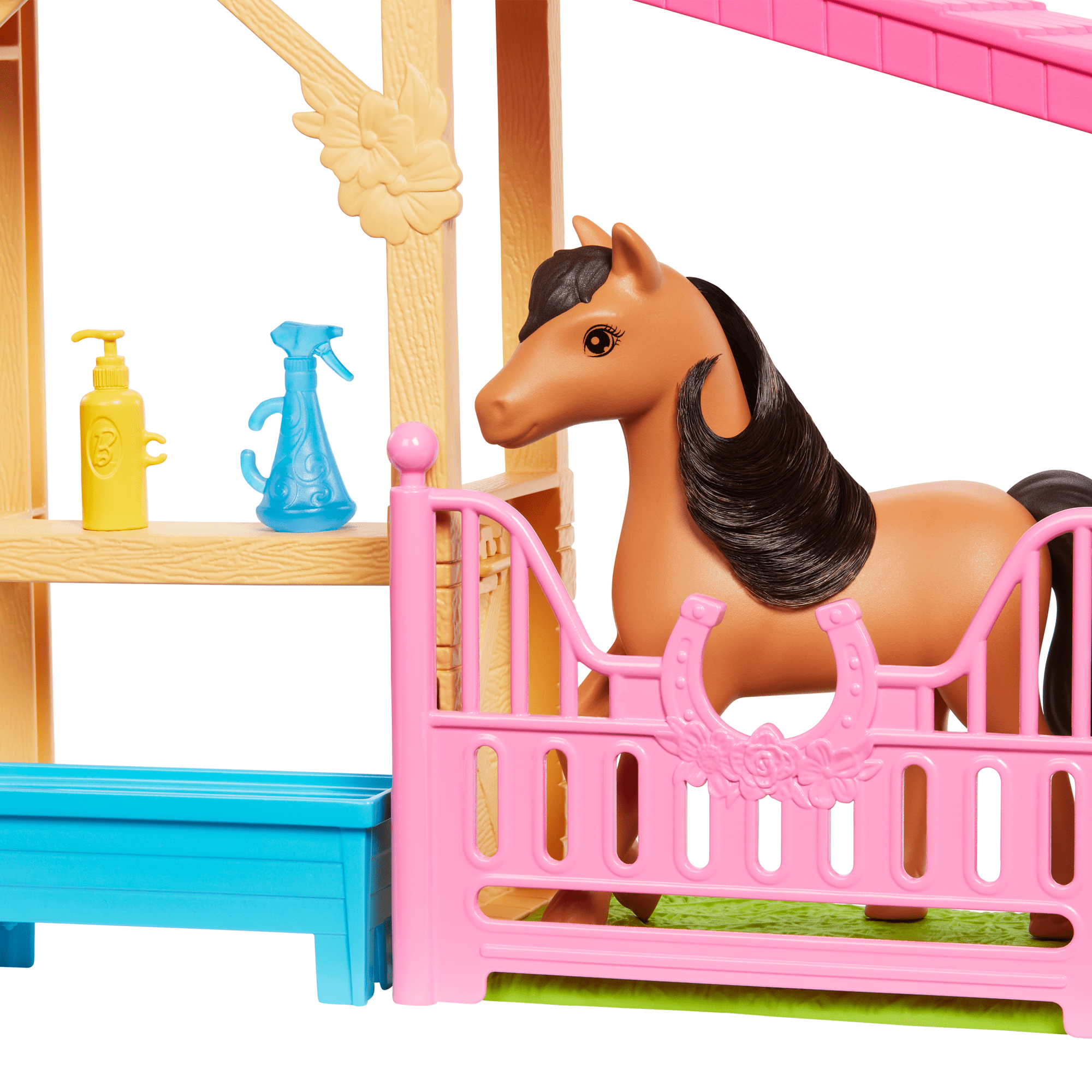 Barbie Detetive A Grande Corrida de Cavalos Conjunto de Brinquedo Cuidado de Póneis com Renee - Image 4