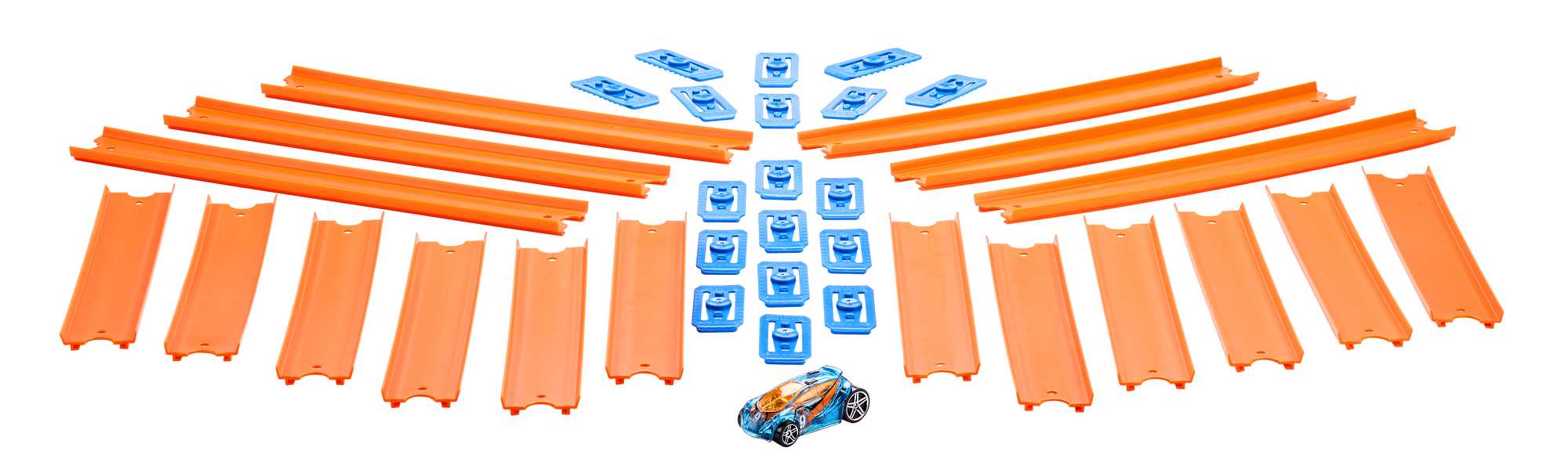 Hot Wheels Track Builder Straight Track With Car - Image 4