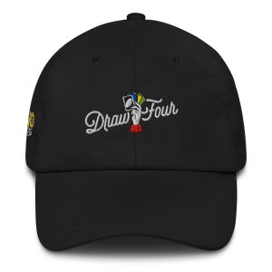 UNO Social Club Draw Four Black Hat