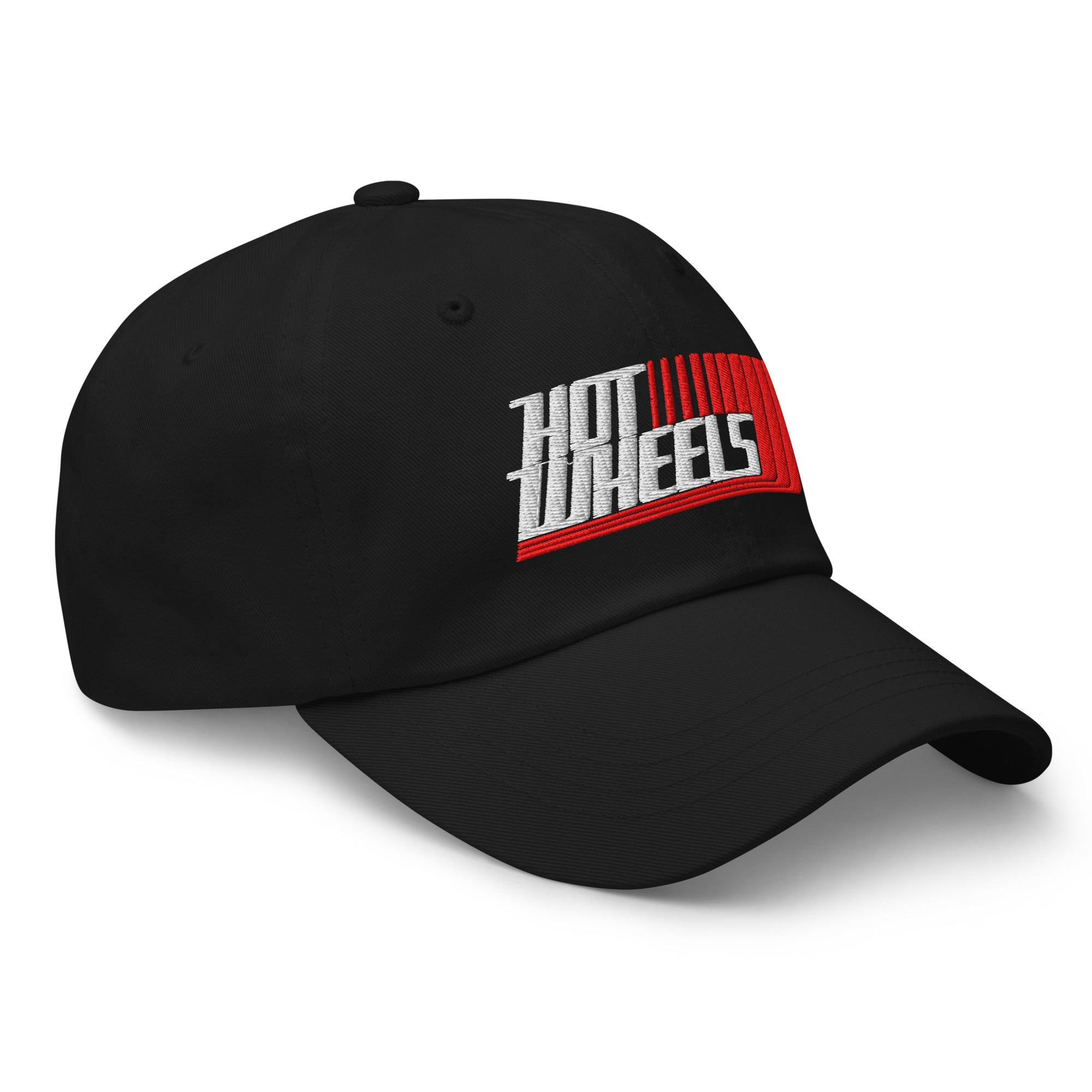 Hot Wheels Racing Logo Black Dad Hat - Image 3
