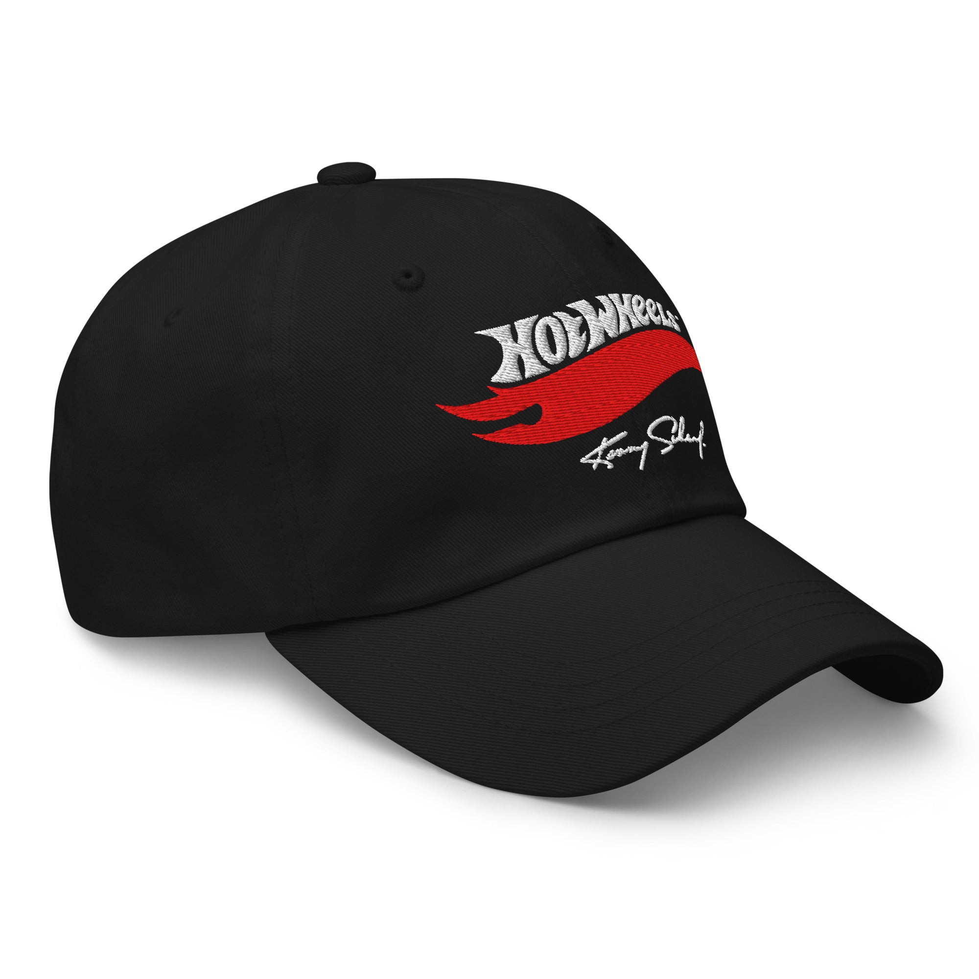 Hot Wheels x Kenny Scharf Black Embroidered Dad Hat - Image 8