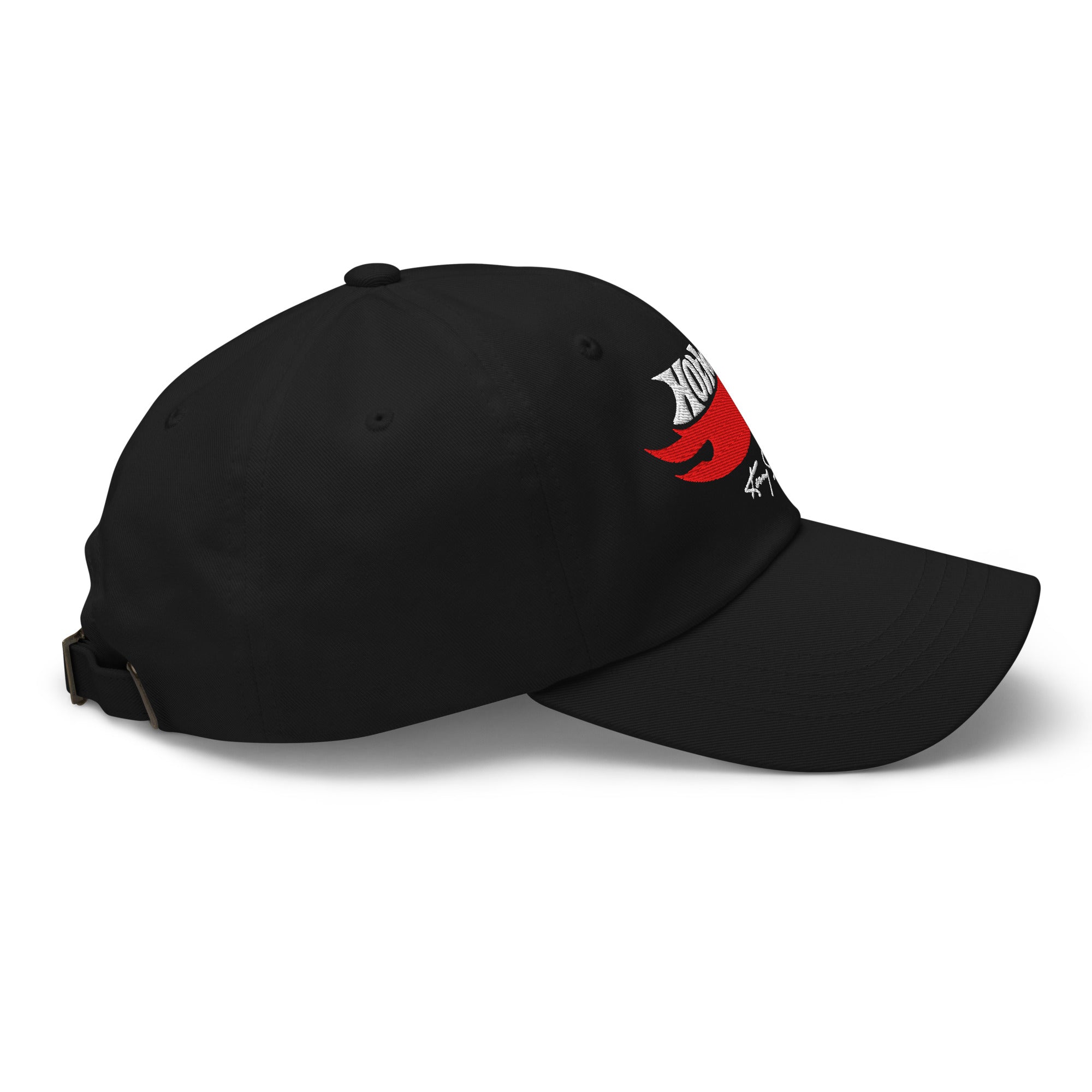 Hot Wheels x Kenny Scharf Black Embroidered Dad Hat - Image 4