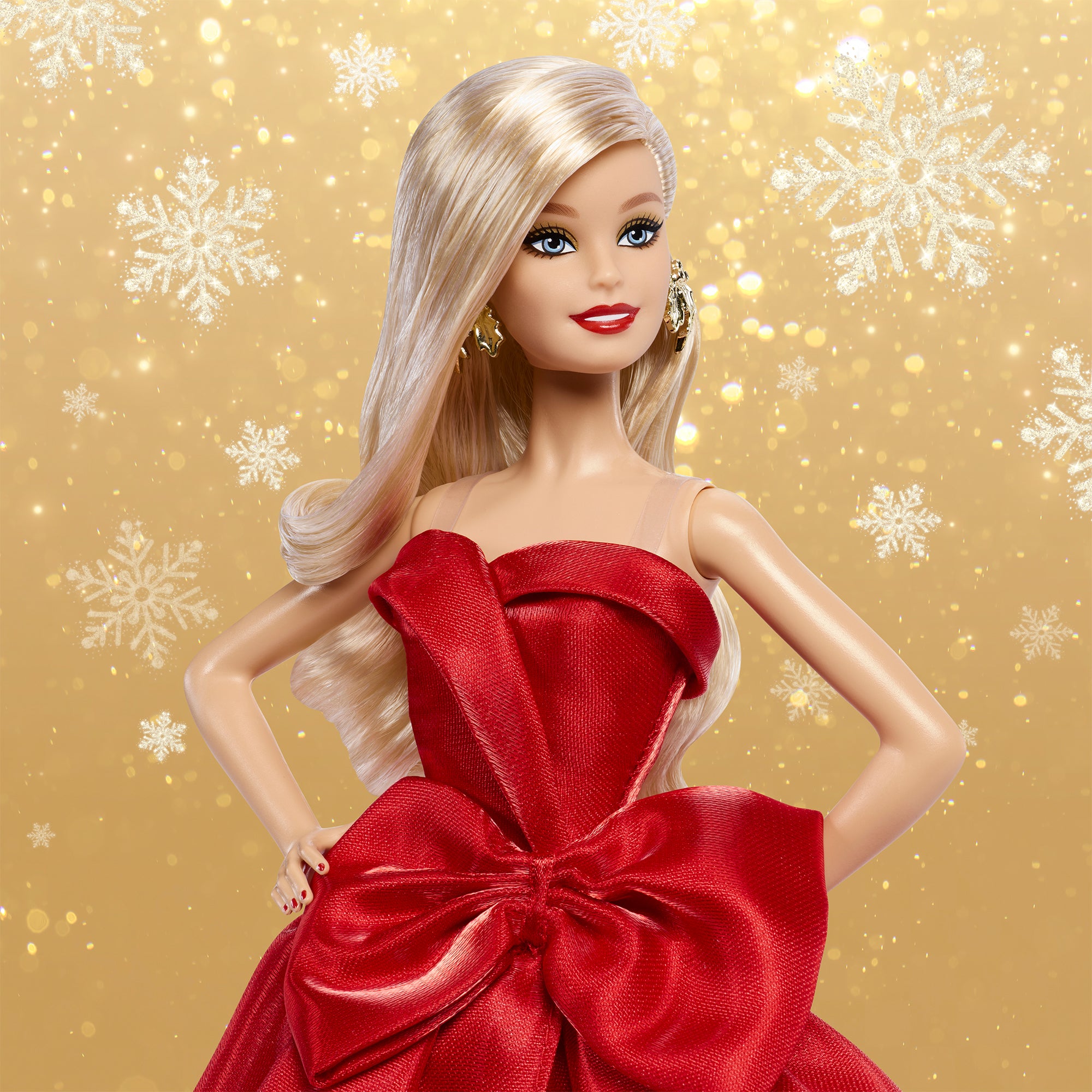 Barbie Signature 2026 Holiday Barbie Doll with Blonde Hair - Image 4