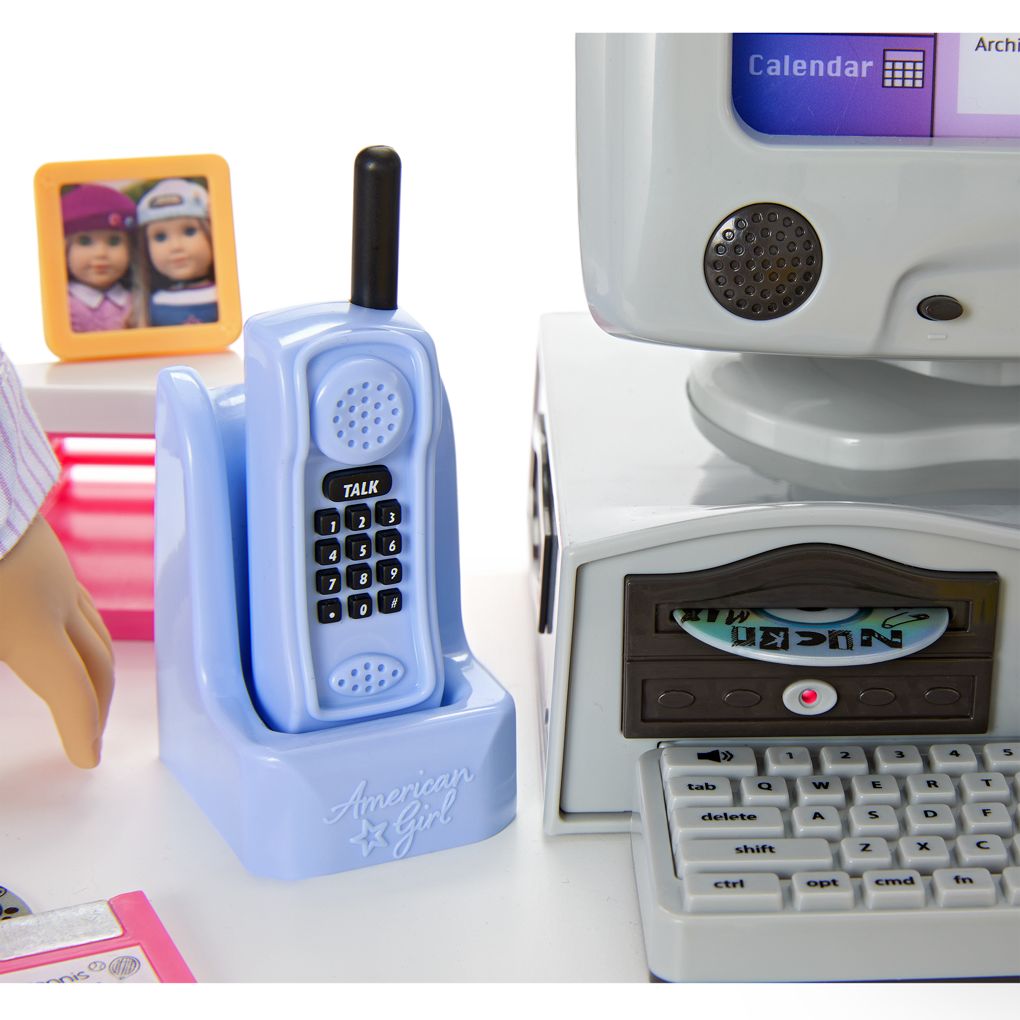 Isabel™ & Nicki's™ Computer & Desk Set for 18-inch Dolls (Historical Characters) - Image 3