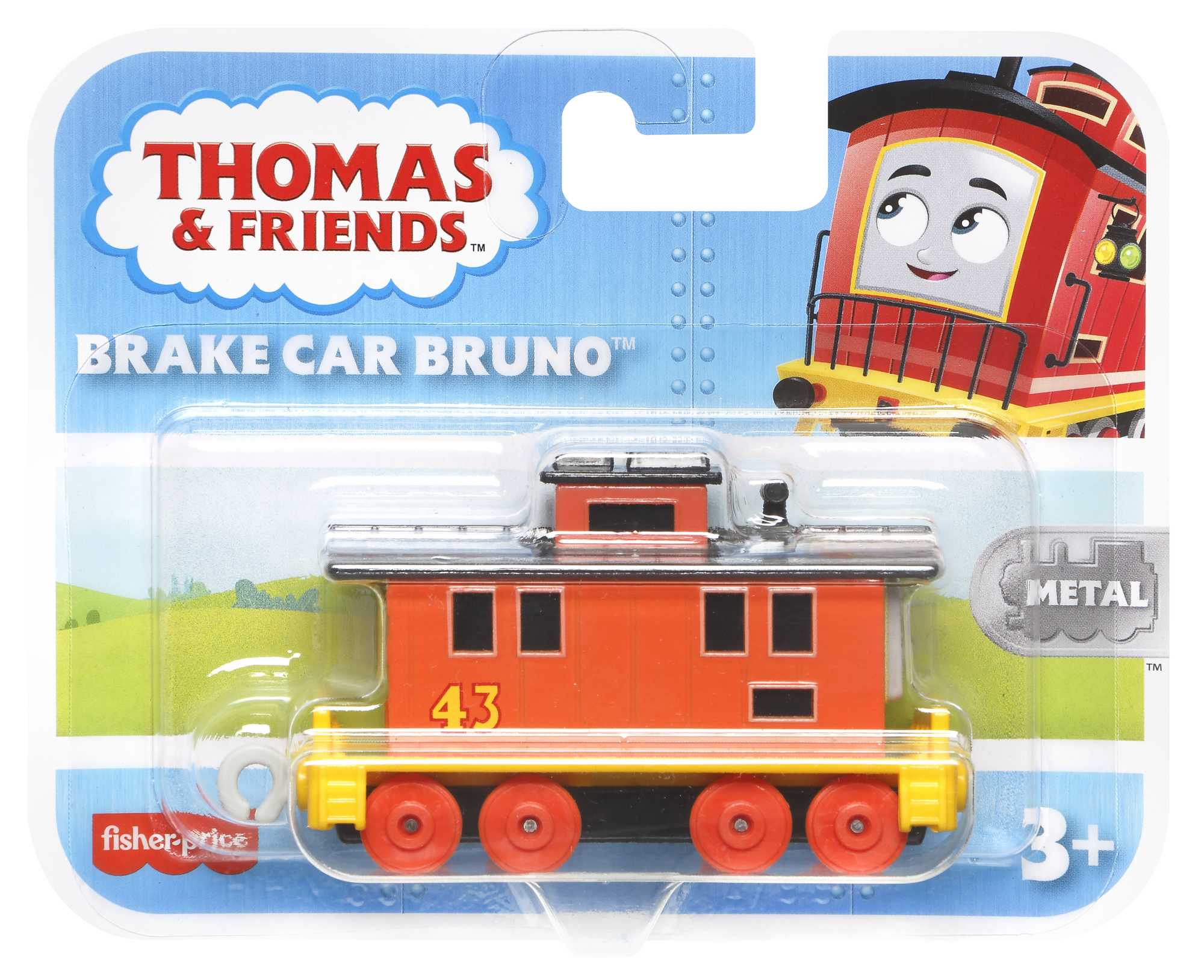 Thomas & Friends Toy Train. Brake Car Bruno Diecast Metal Push-Along Vehicle For Preschool Kids - Image 6